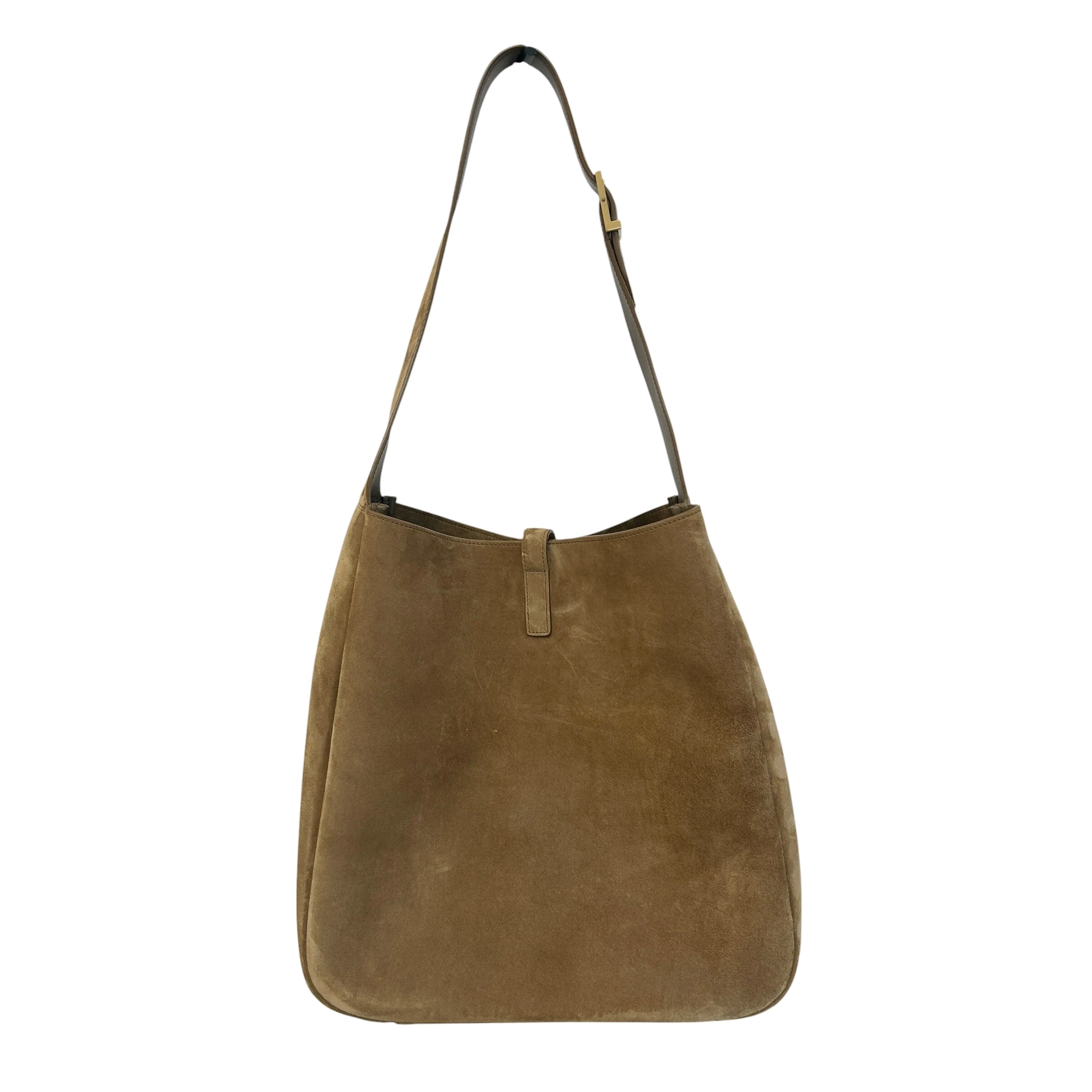 Barley Suede Le 5 A 7 Large Hobo Bag w/GHW