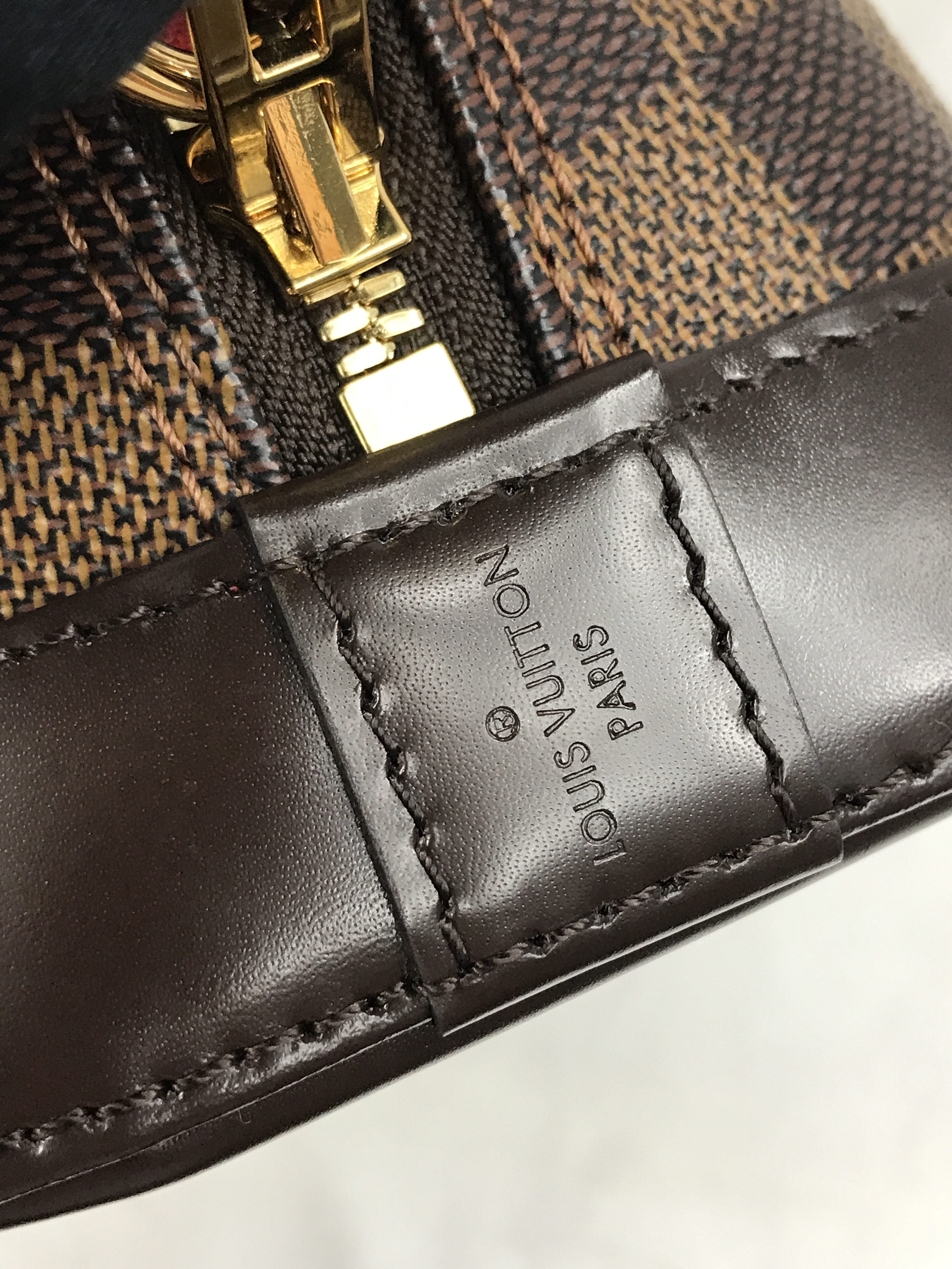Damier Ebene Alma BB W/GHW