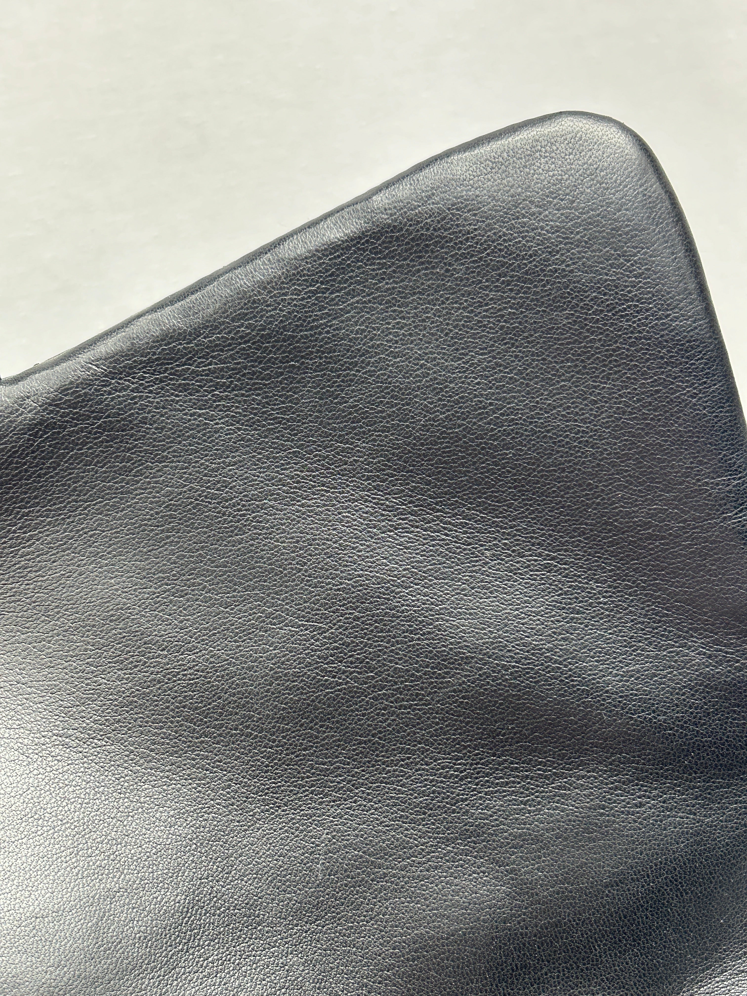 Black Quilted Lambskin Single Flap Classic Jumbo w/SHW