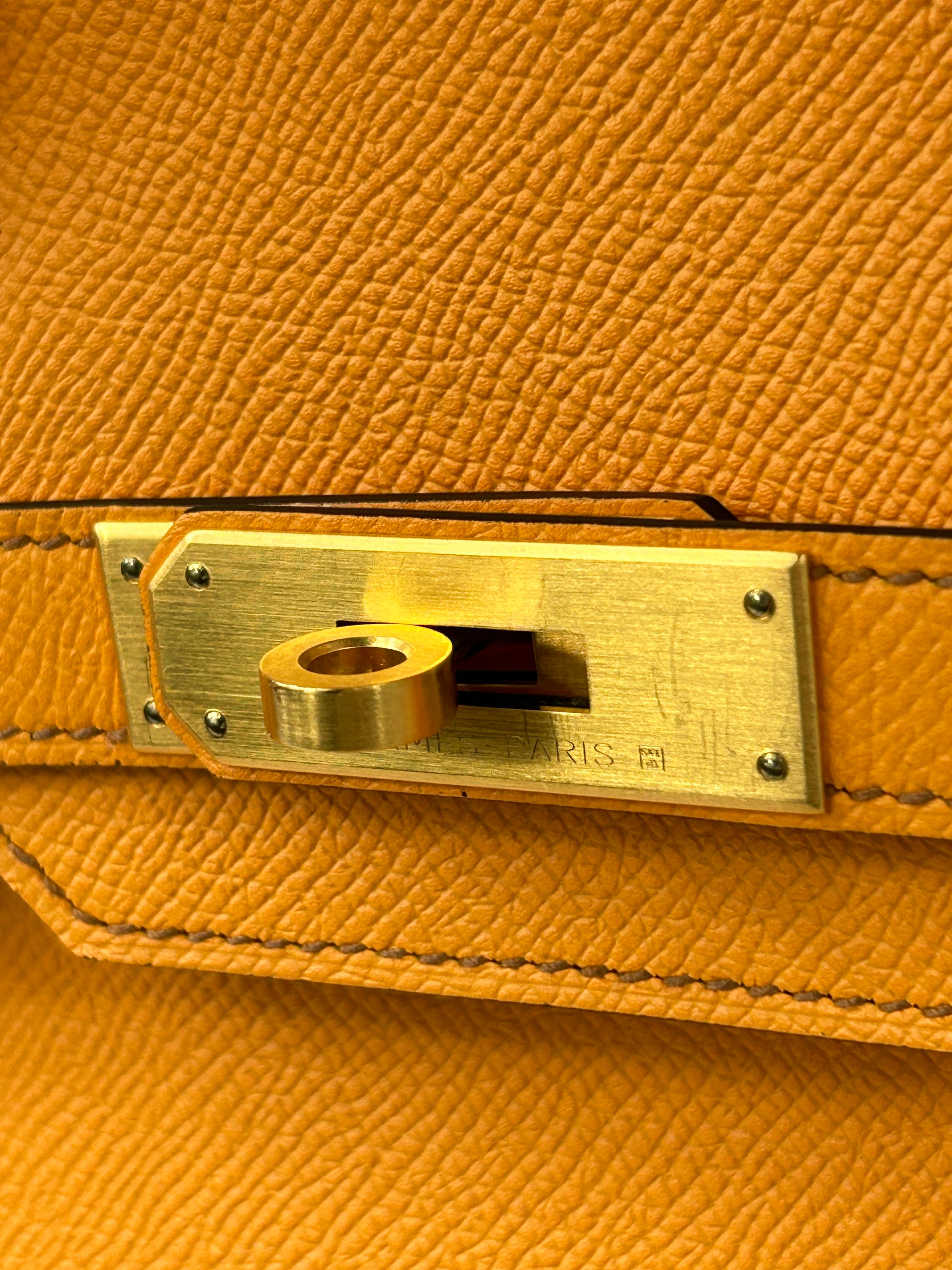 Special Order Juane D'or Epsom Caramel Chevre Leather Birkin 30 W/BGHW