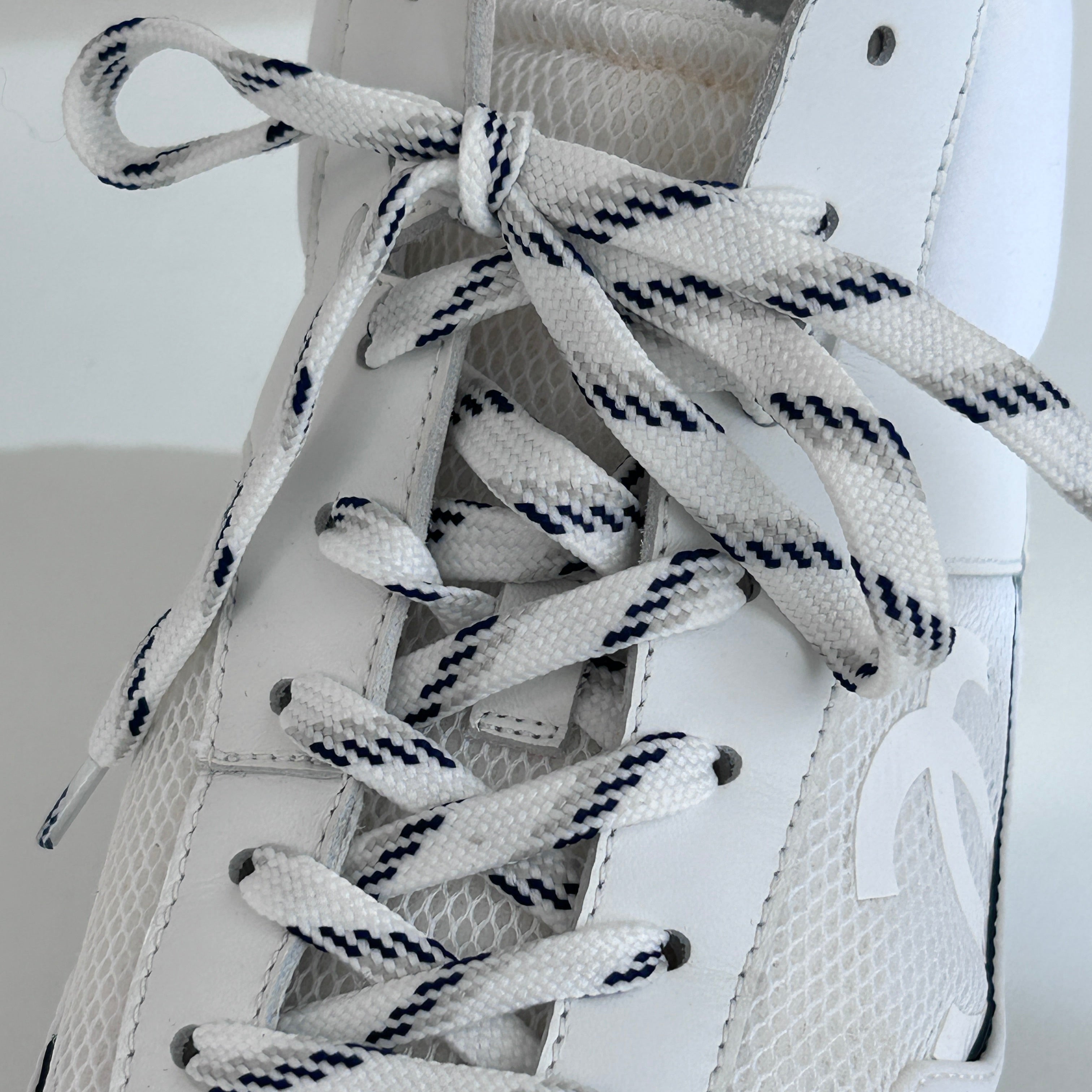 Interlocking CC Logo Leather Athletic Sneakers
