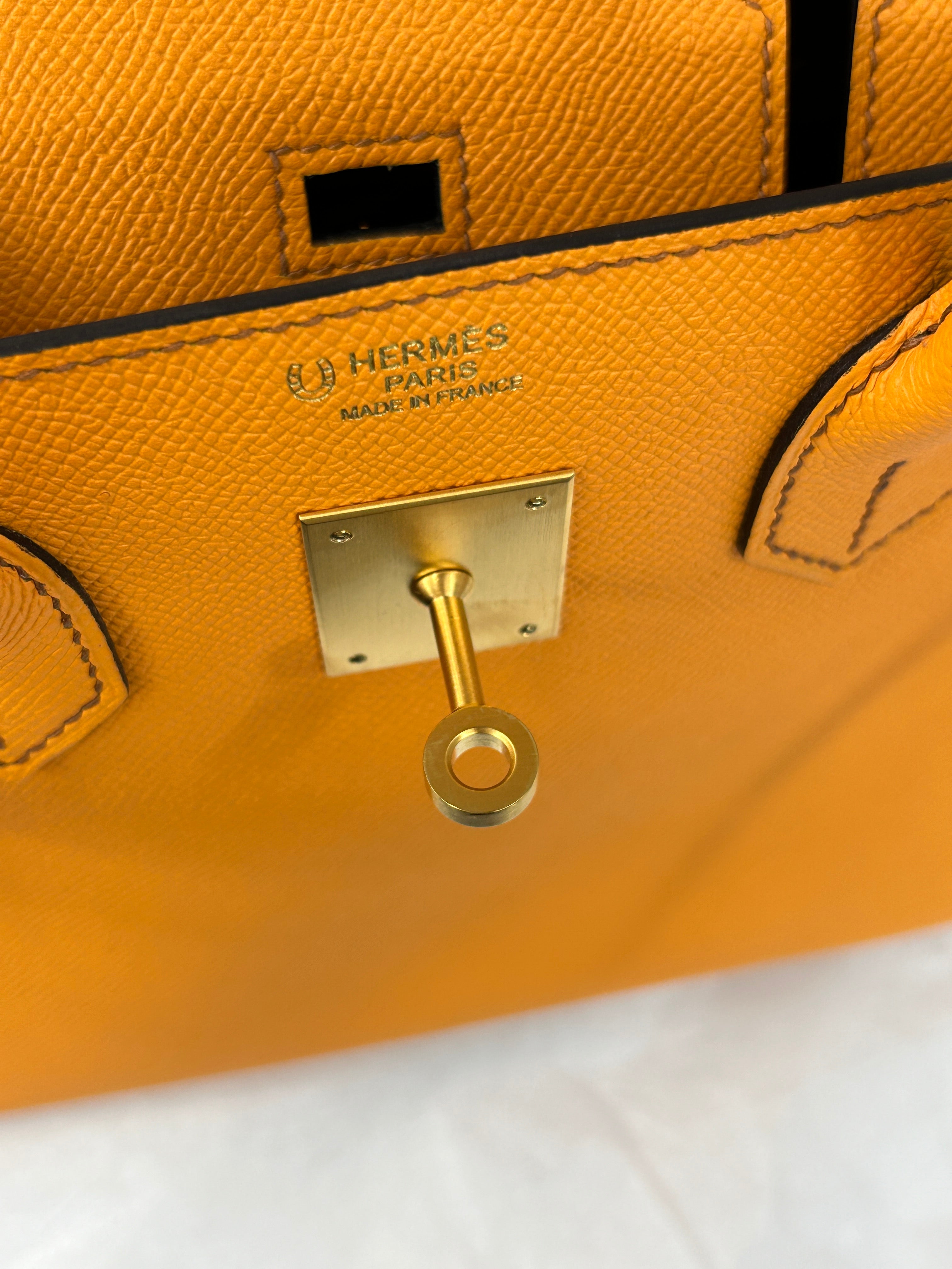 Special Order Juane D'or Epsom Caramel Chevre Leather Birkin 30 W/BGHW