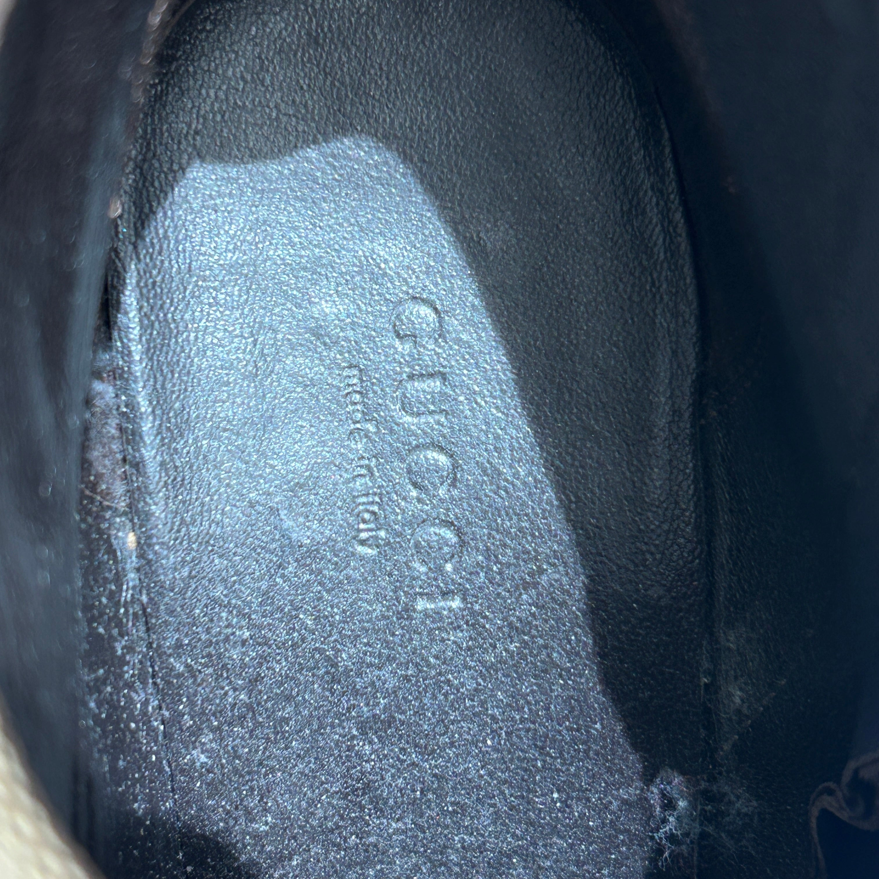 GG Monogram Canvas Stiletto Ankle Boots