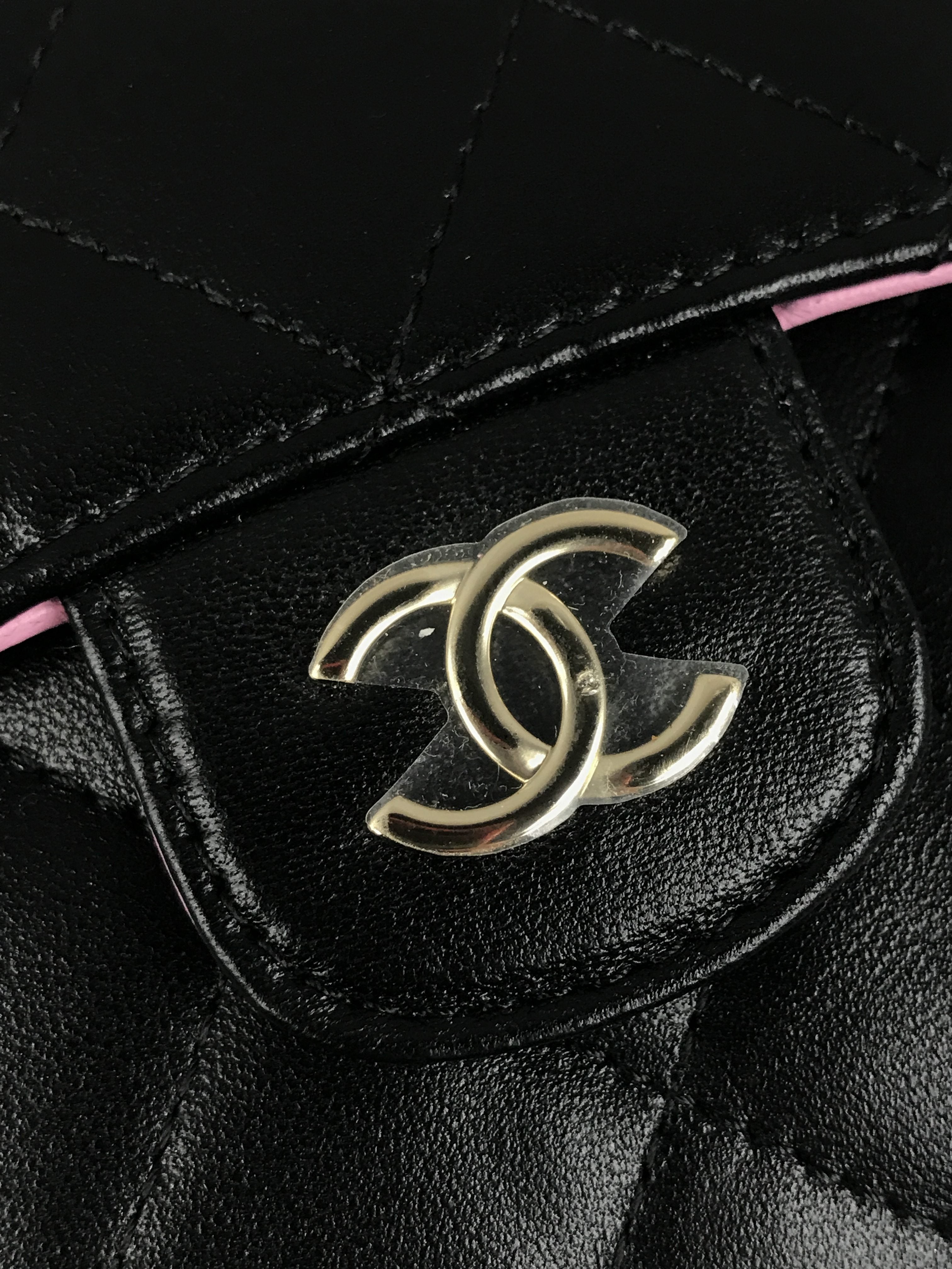 Black Quilted Lambskin Nano Classic Flap W/GHW