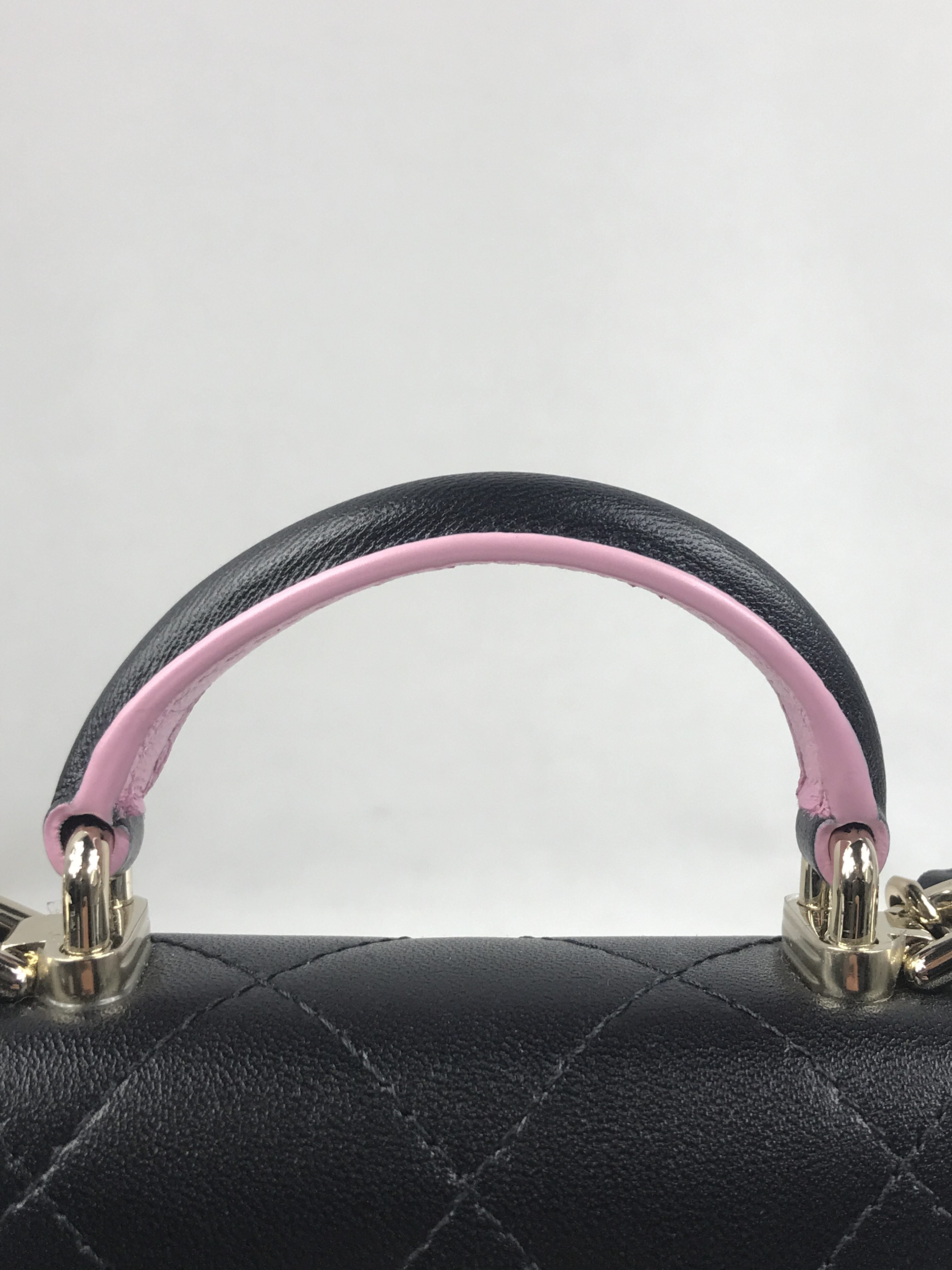 Black Quilted Lambskin Nano Classic Flap W/GHW