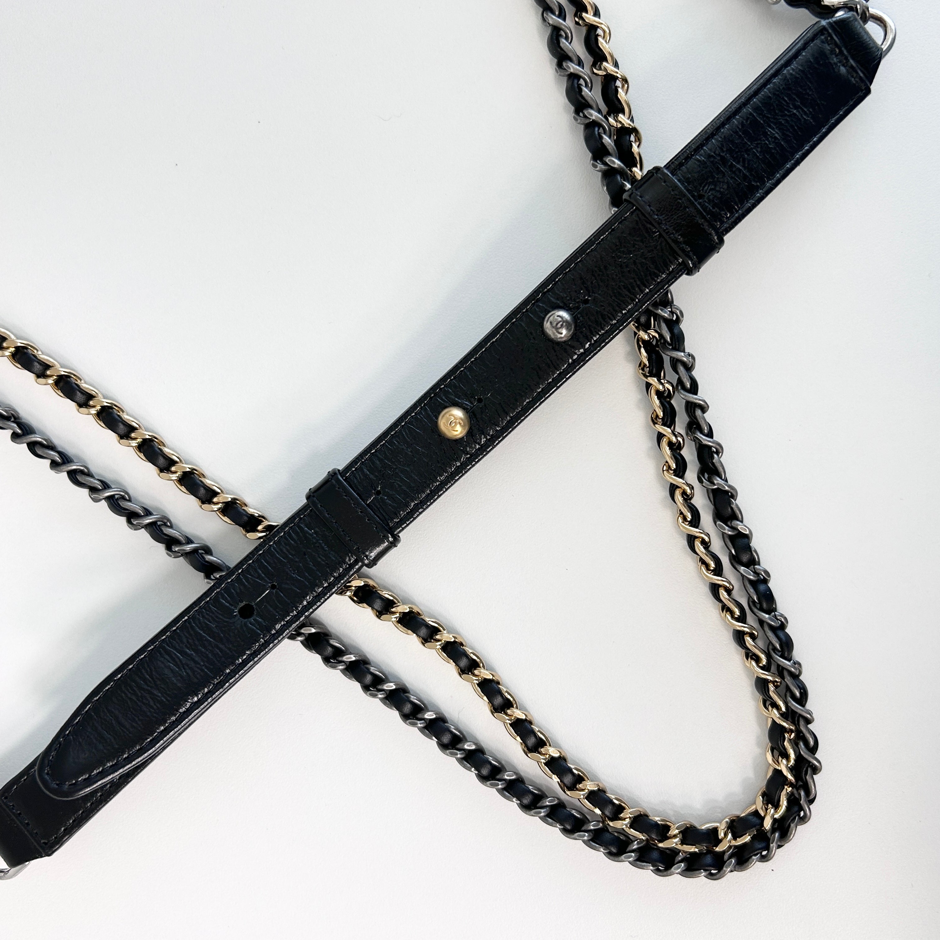 Black Aged Quilted Calfskin Leather Medium Gabrielle Hobo Bag w/AGHW/RHW/SHW/GHW