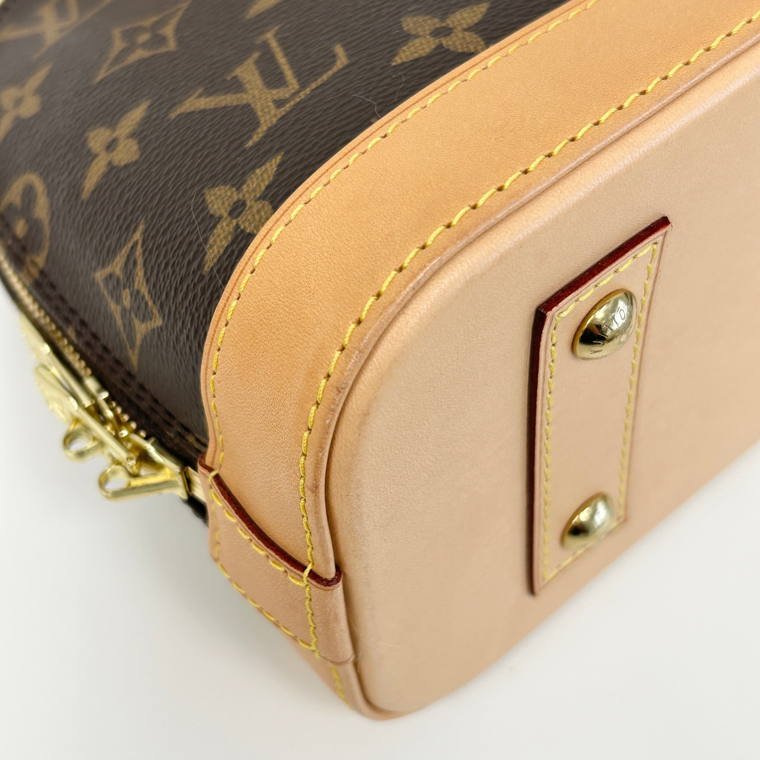 Monogram Canvas Alma BB Bag