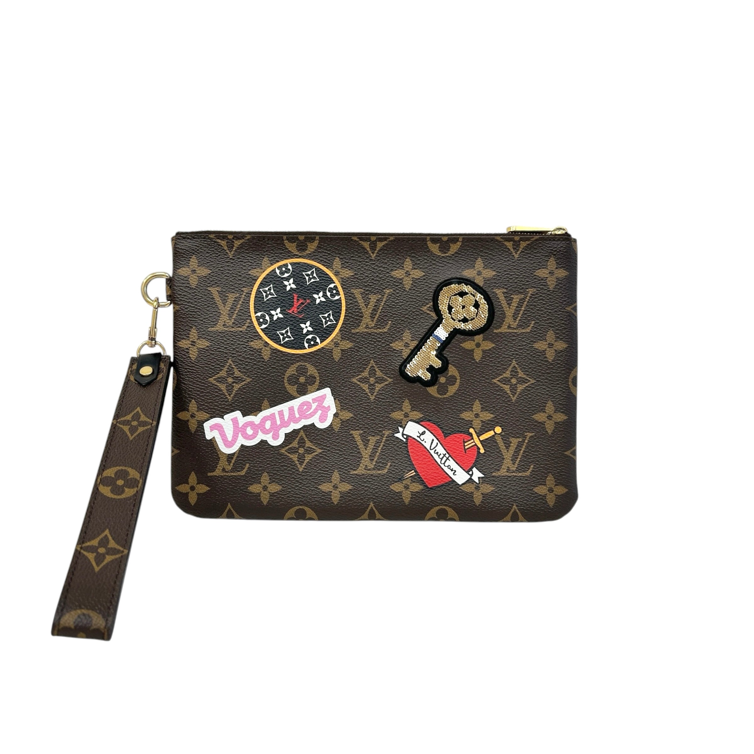 Monogram Canvas Patches City Pouch Bag