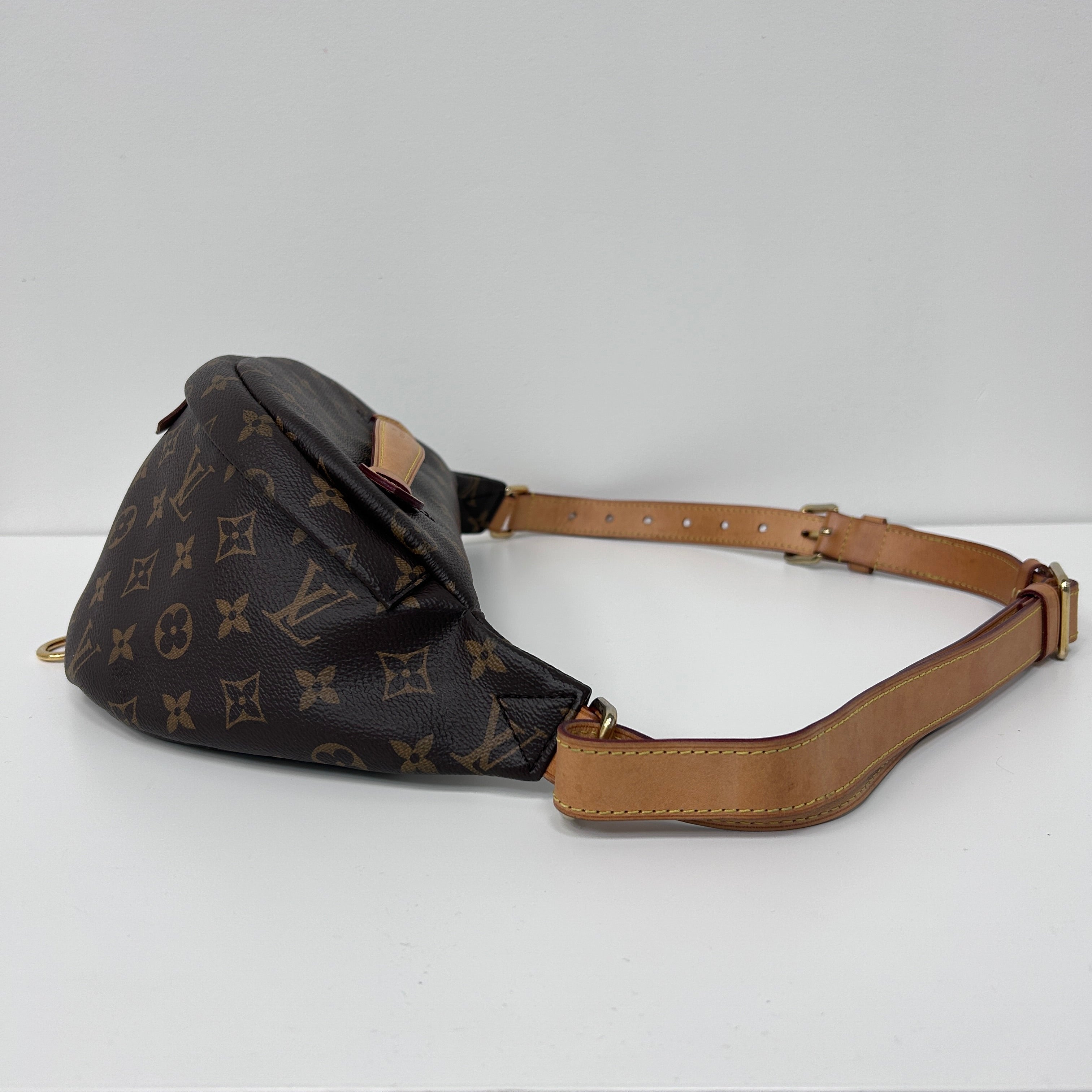 Monogram Coated Canvas Bum Bag w/GHW