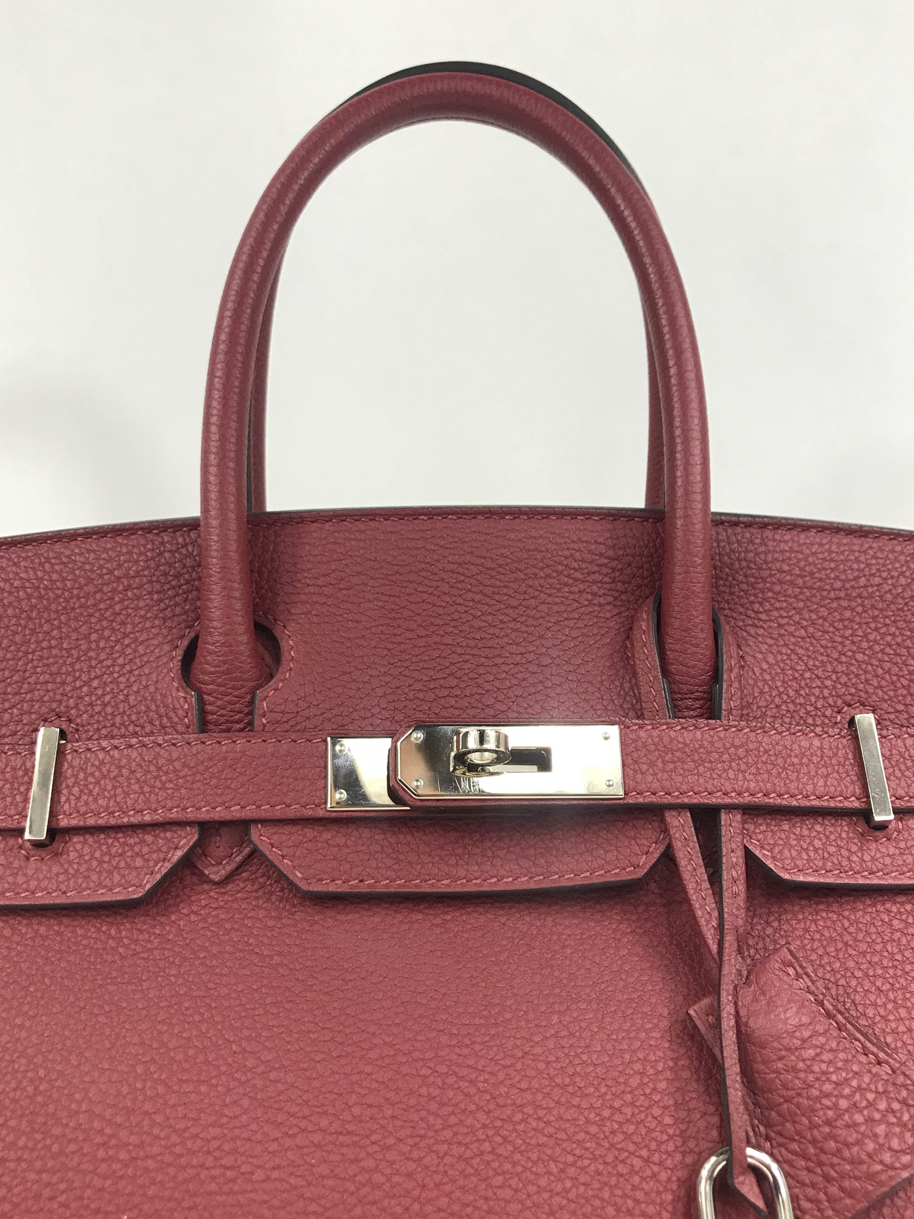 Burgundy Wine Togo Birkin 30 w/PHW