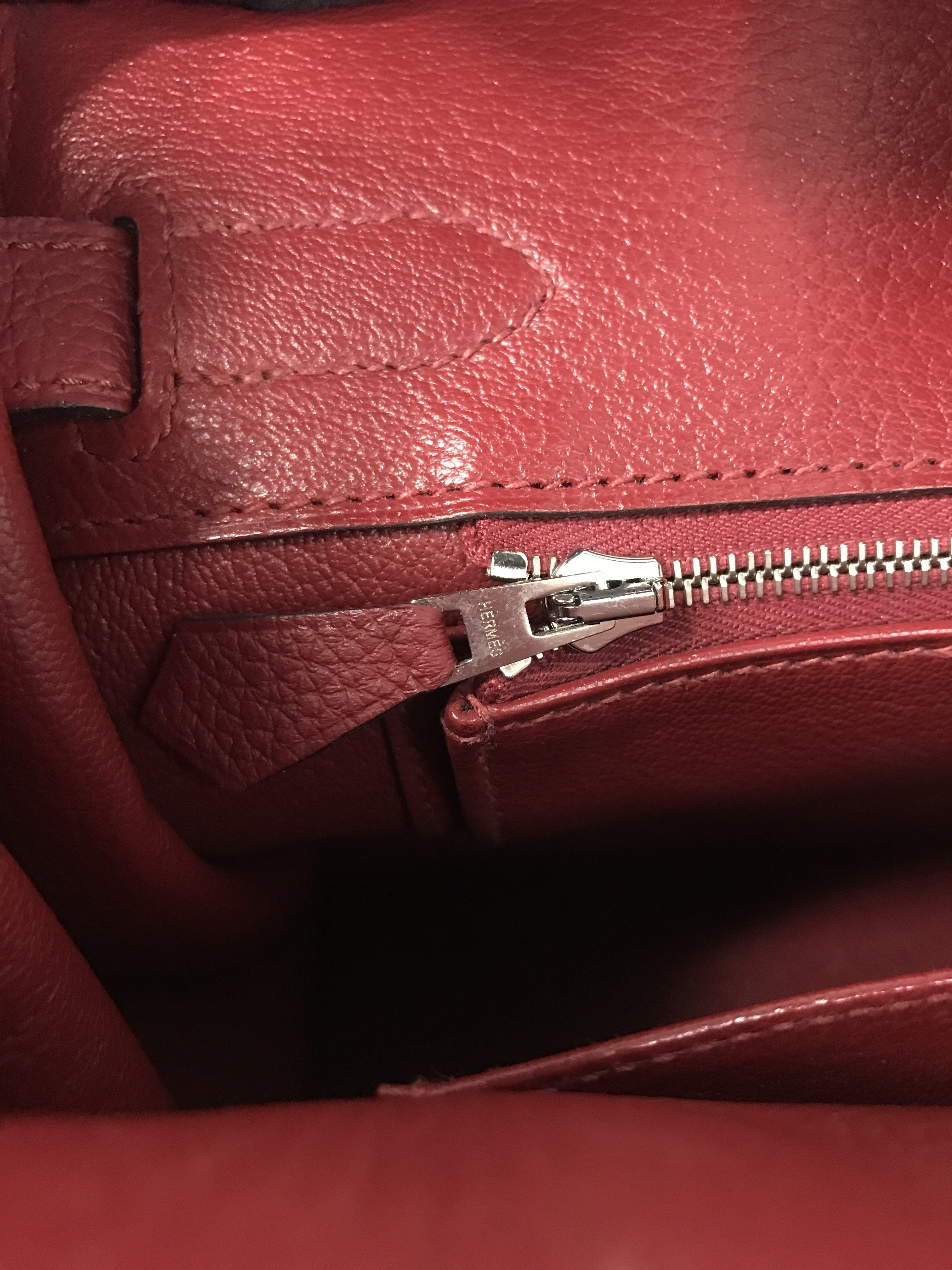 Burgundy Wine Togo Birkin 30 w/PHW