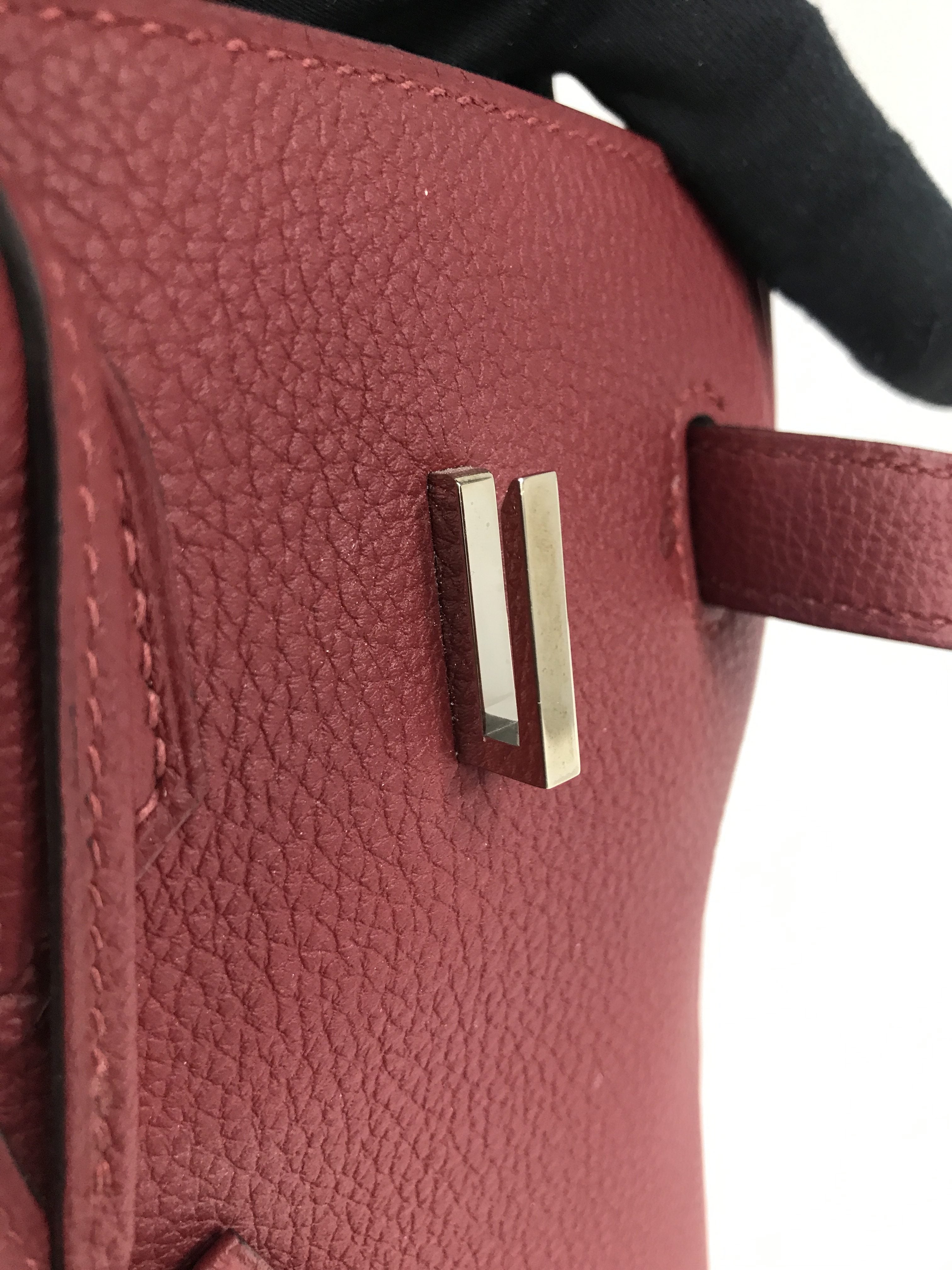 Burgundy Wine Togo Birkin 30 w/PHW