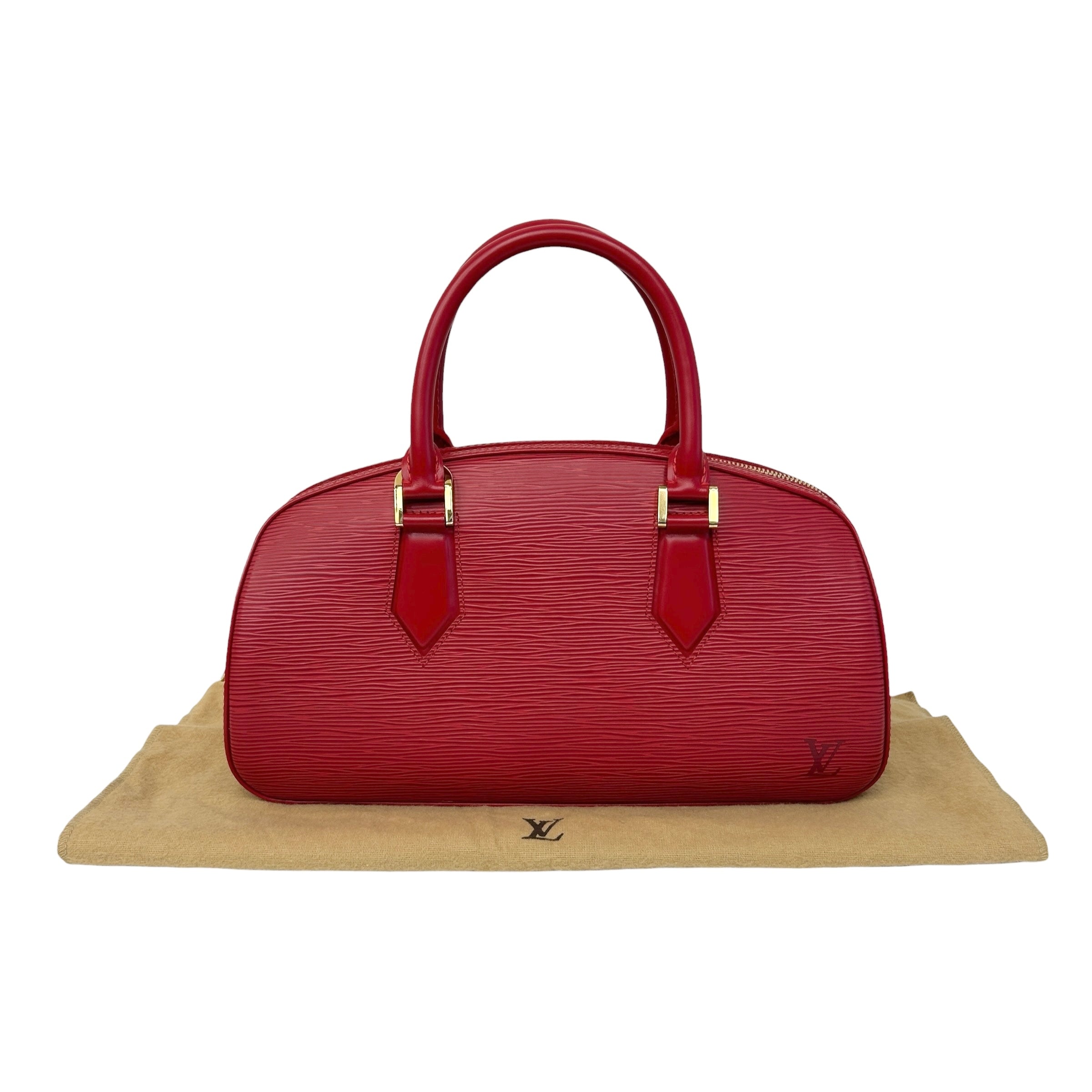 Red Epi Leather Jasmine Bag