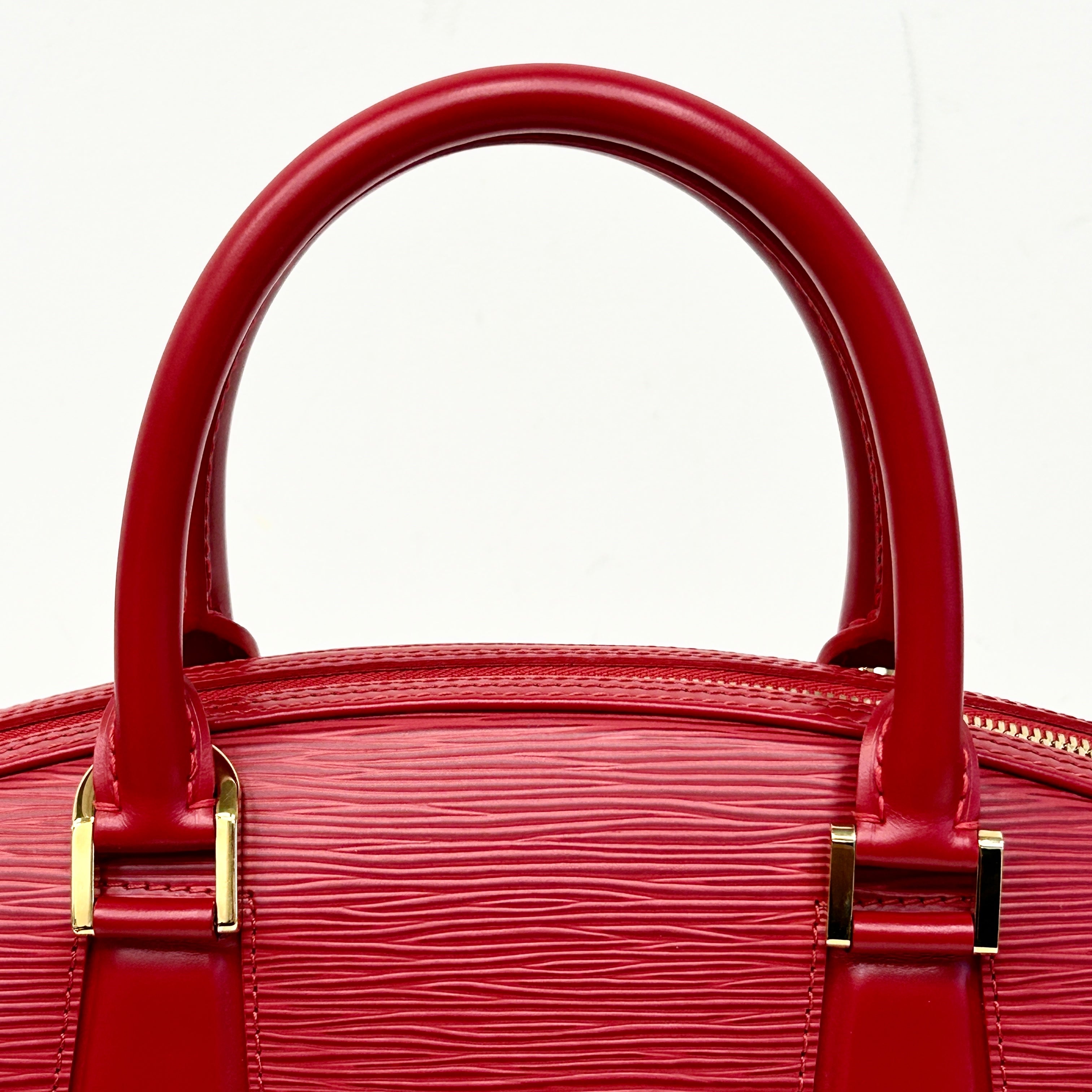 Red Epi Leather Jasmine Bag