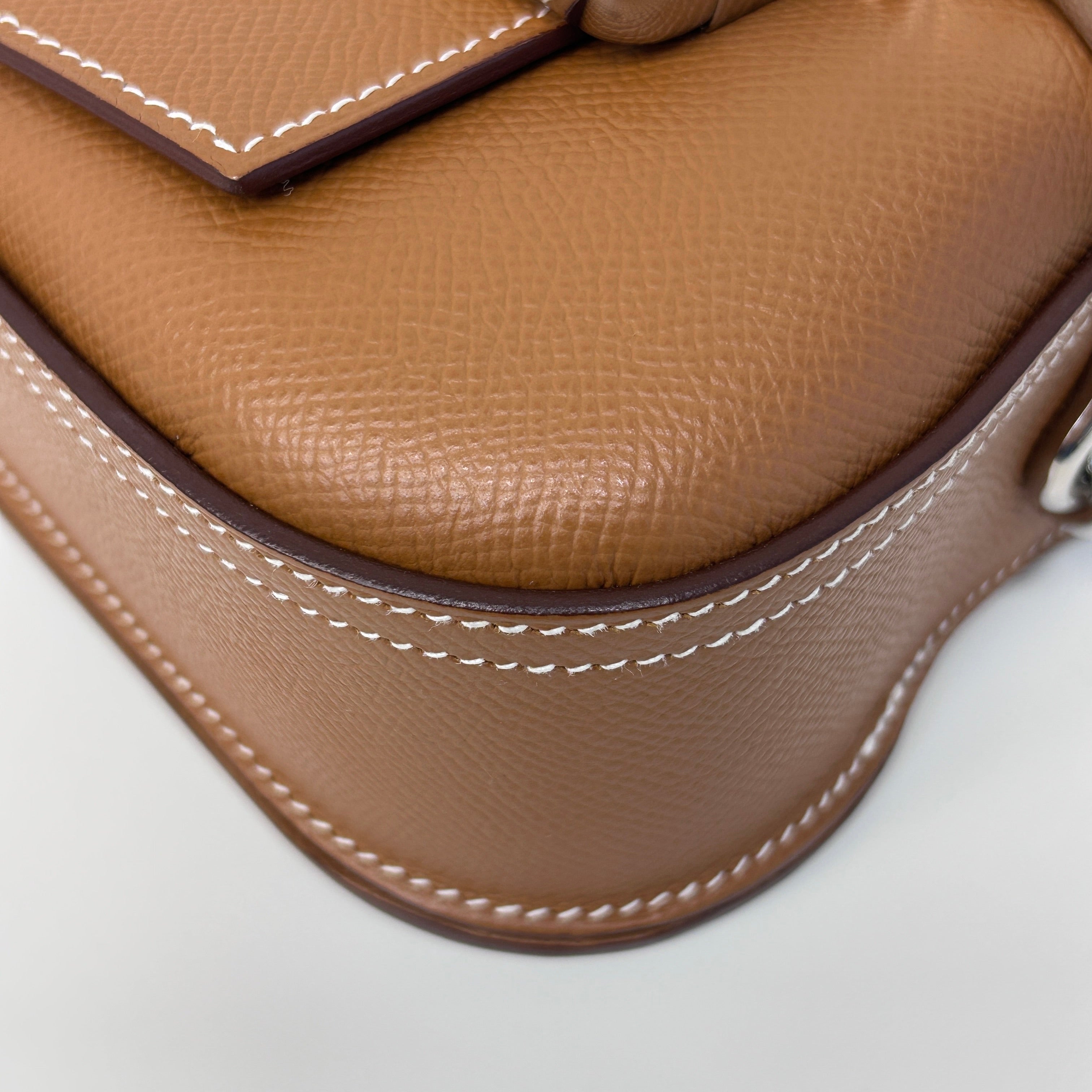 Gold Epsom Leather Mini Della Cavalleria w/PHW