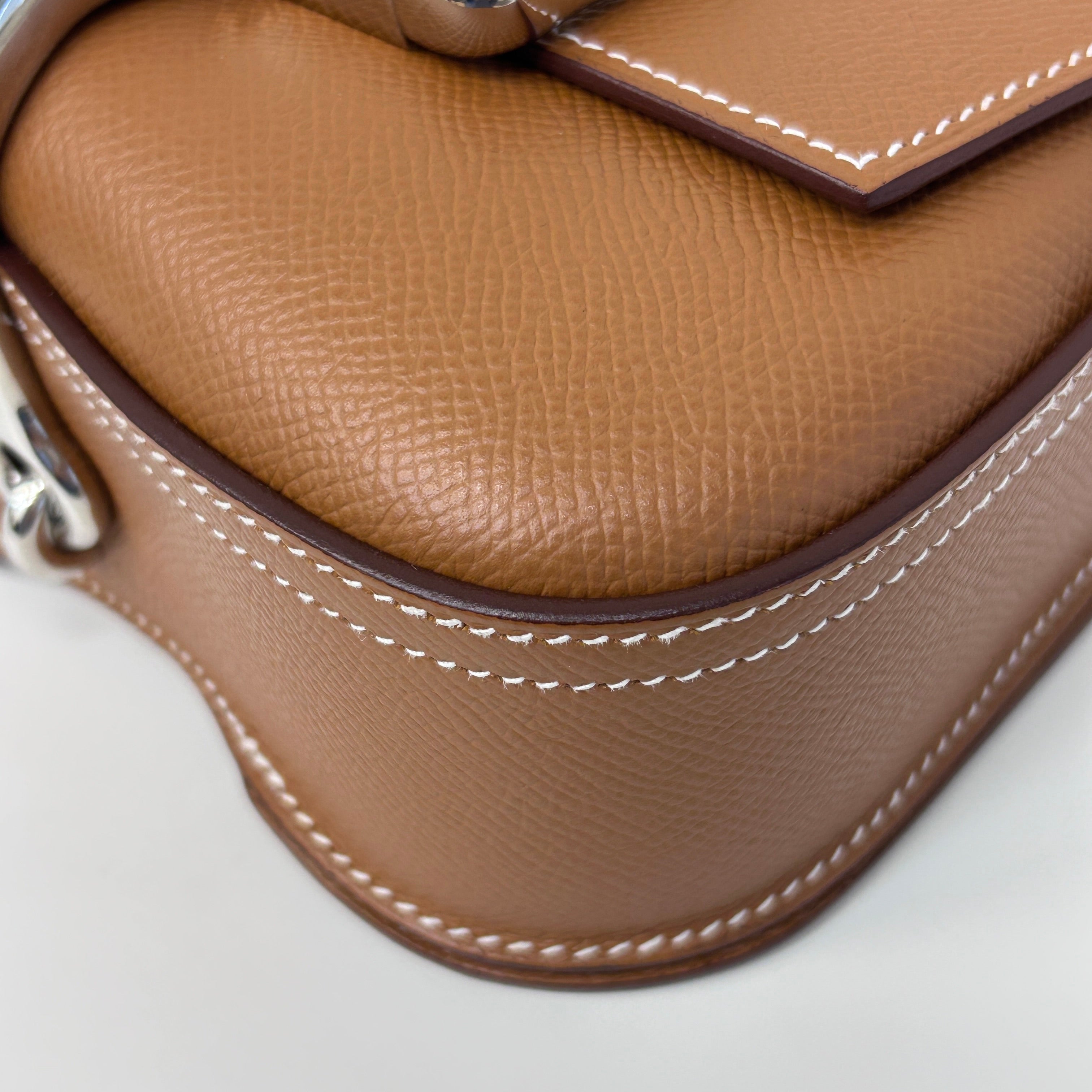 Gold Epsom Leather Mini Della Cavalleria w/PHW