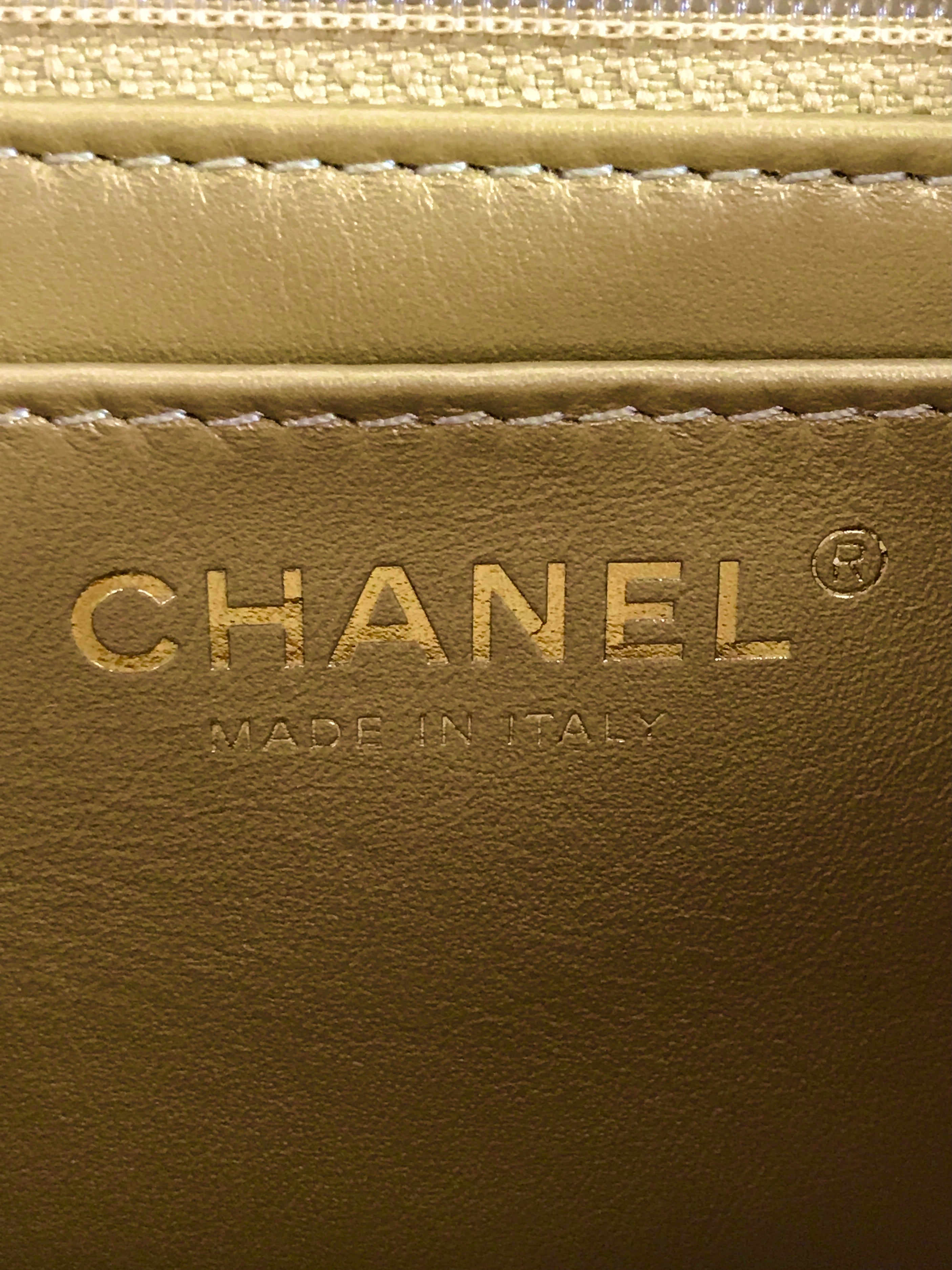 Lavendar Quilted Lambskin Pearl Crush Mini Square w/ AGHW