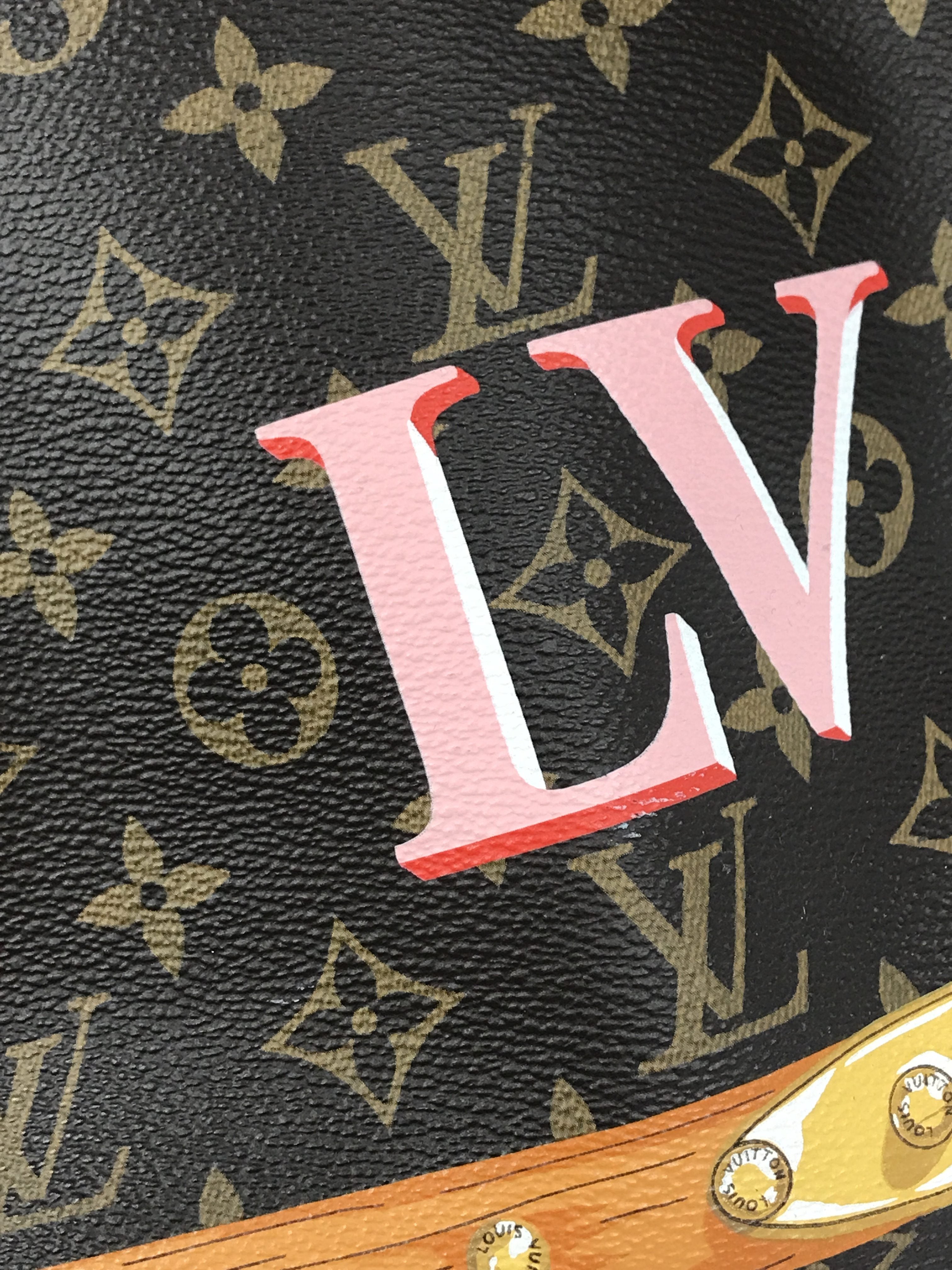 Brown Monogram Canvas “Summer Trunks” Neverfull MM Tote W/GHW- ON LAYAWAY