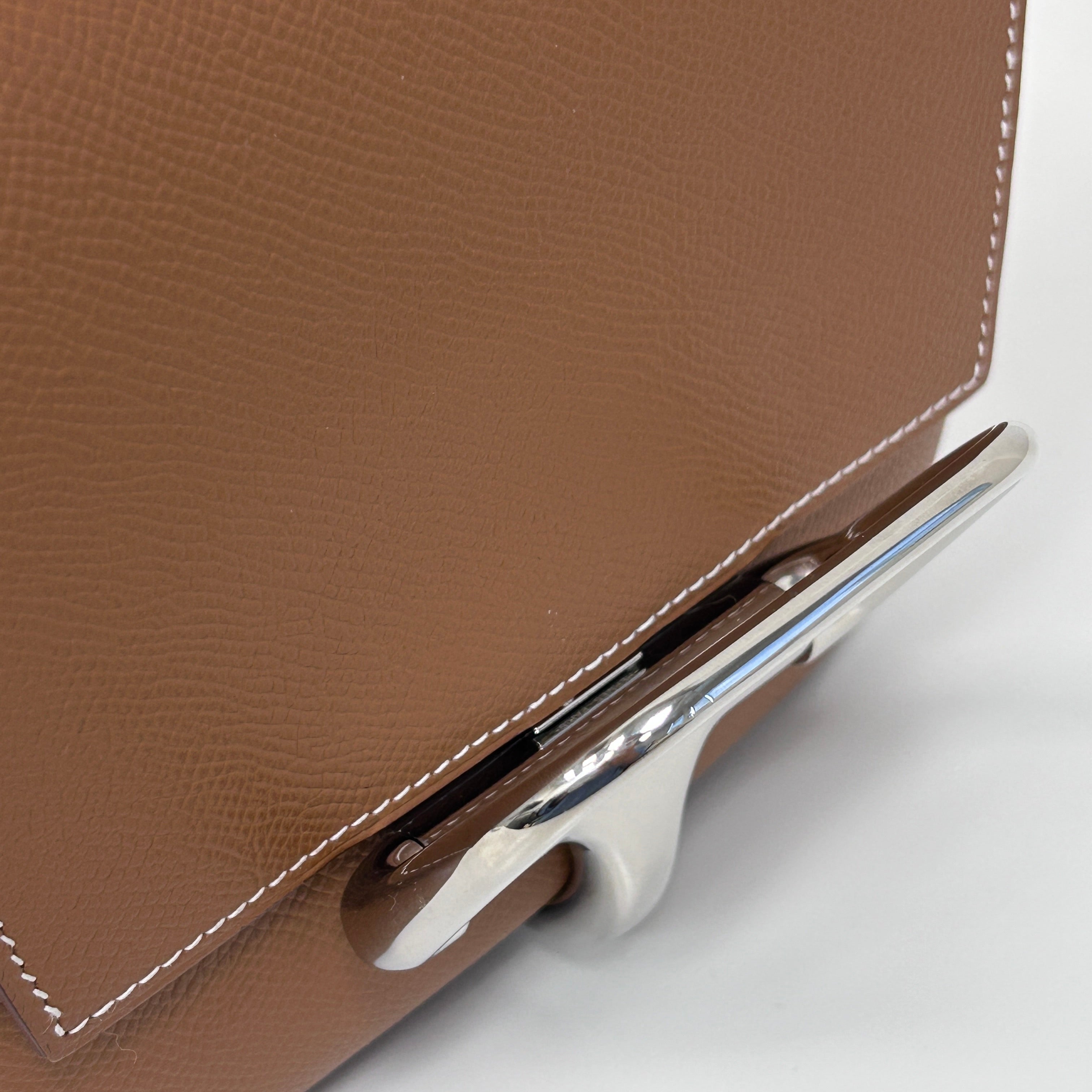 Gold Epsom Leather Mini Della Cavalleria w/PHW