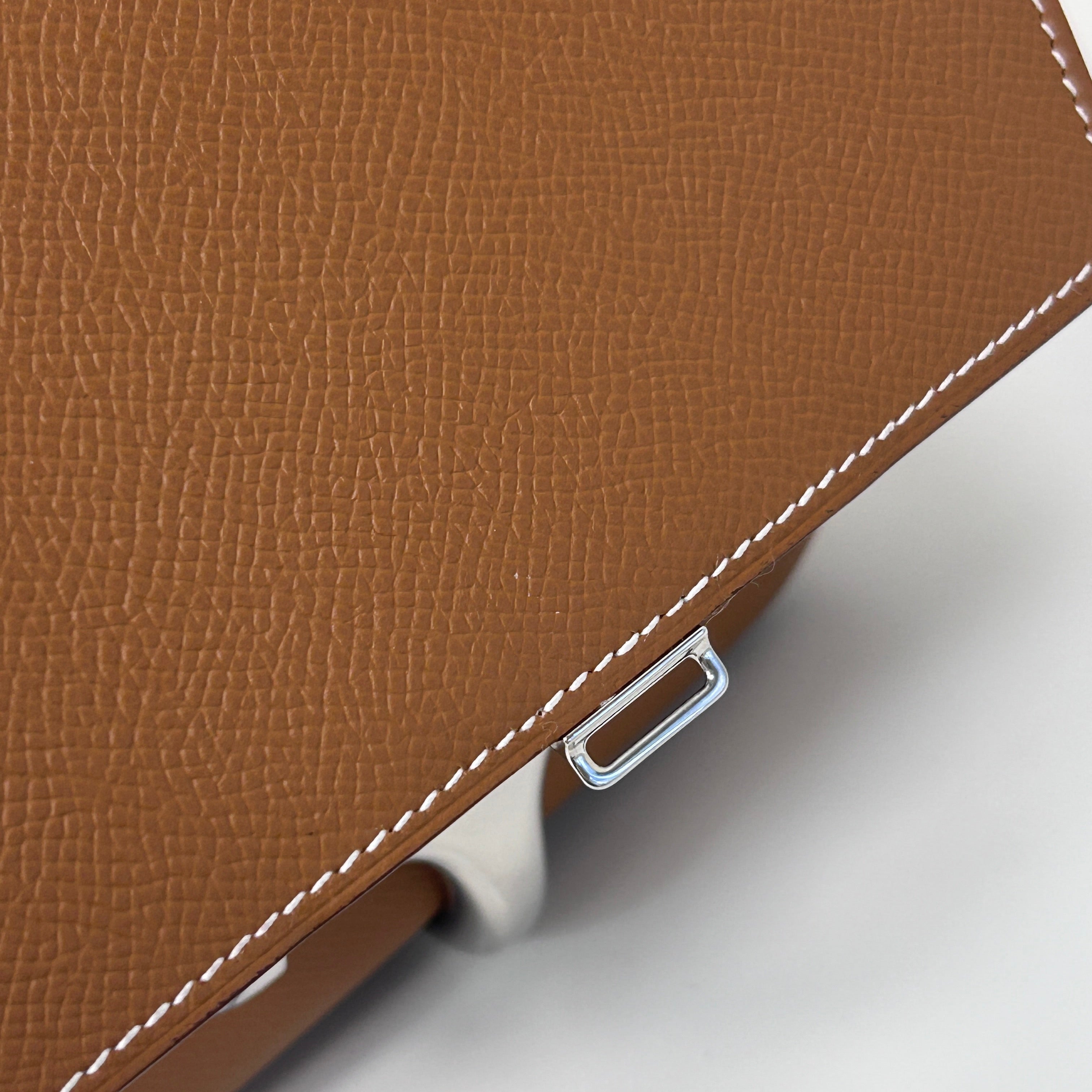 Gold Epsom Leather Mini Della Cavalleria w/PHW