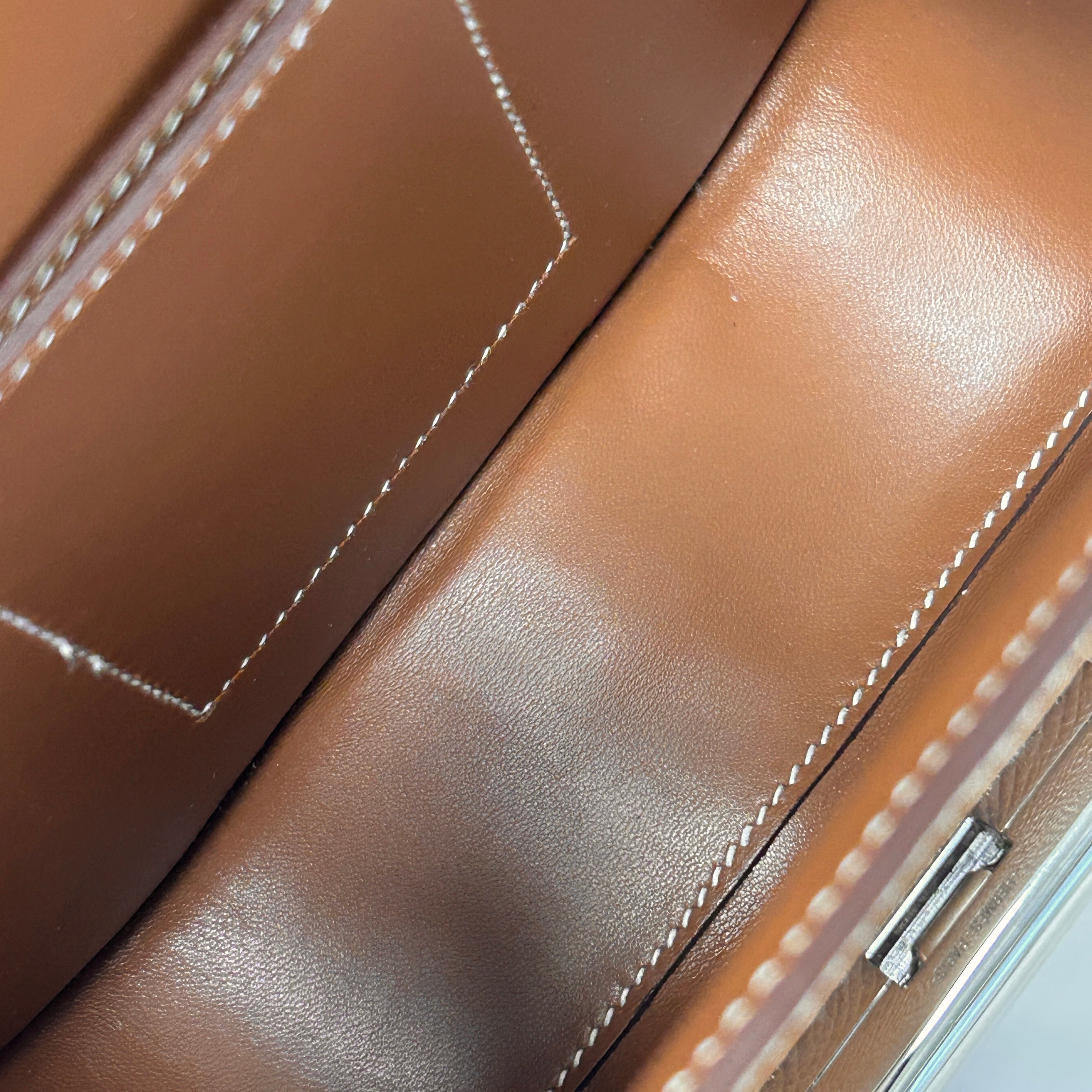 Gold Epsom Leather Mini Della Cavalleria w/PHW