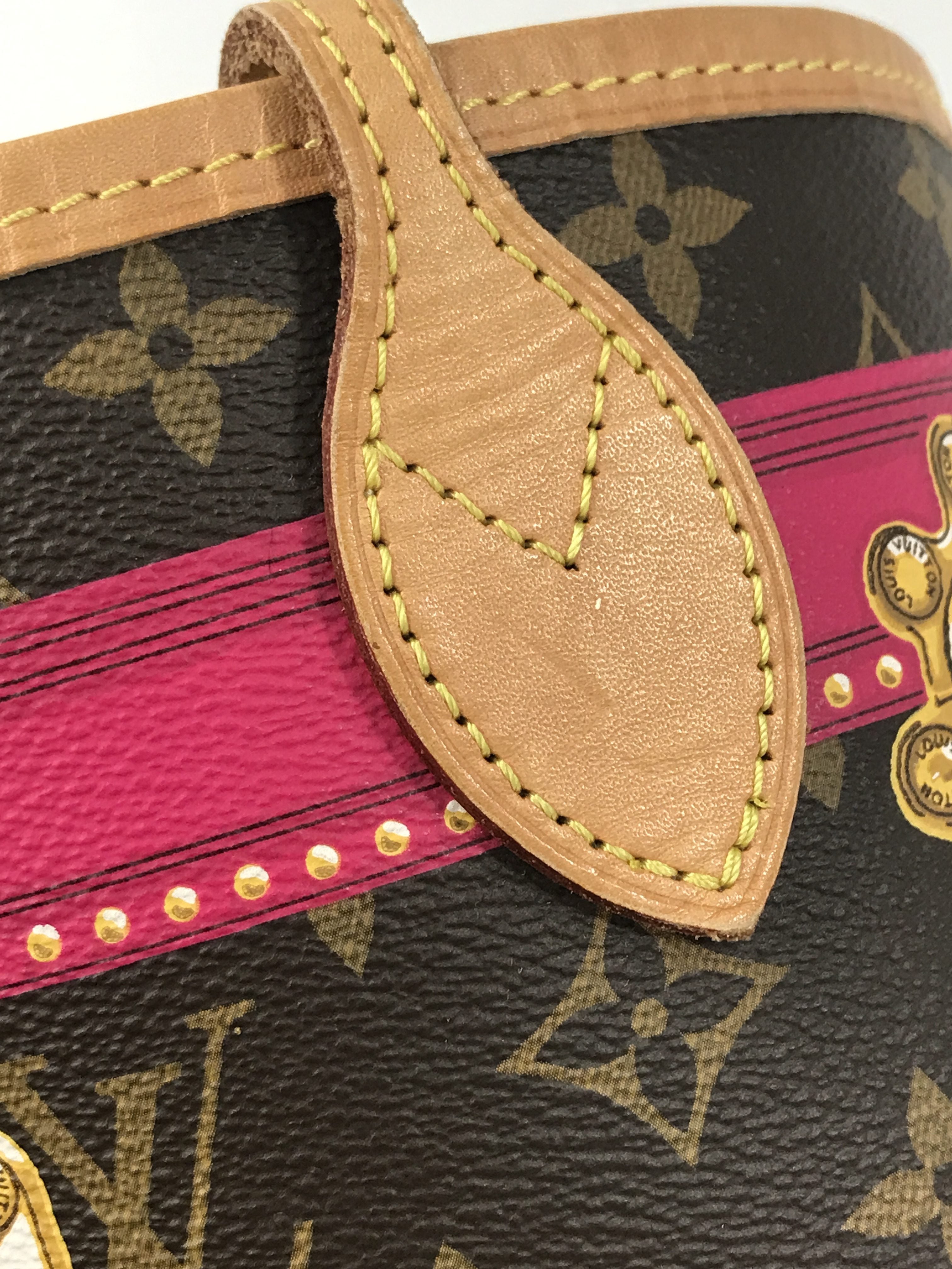 Brown Monogram Canvas “Summer Trunks” Neverfull MM Tote W/GHW- ON LAYAWAY