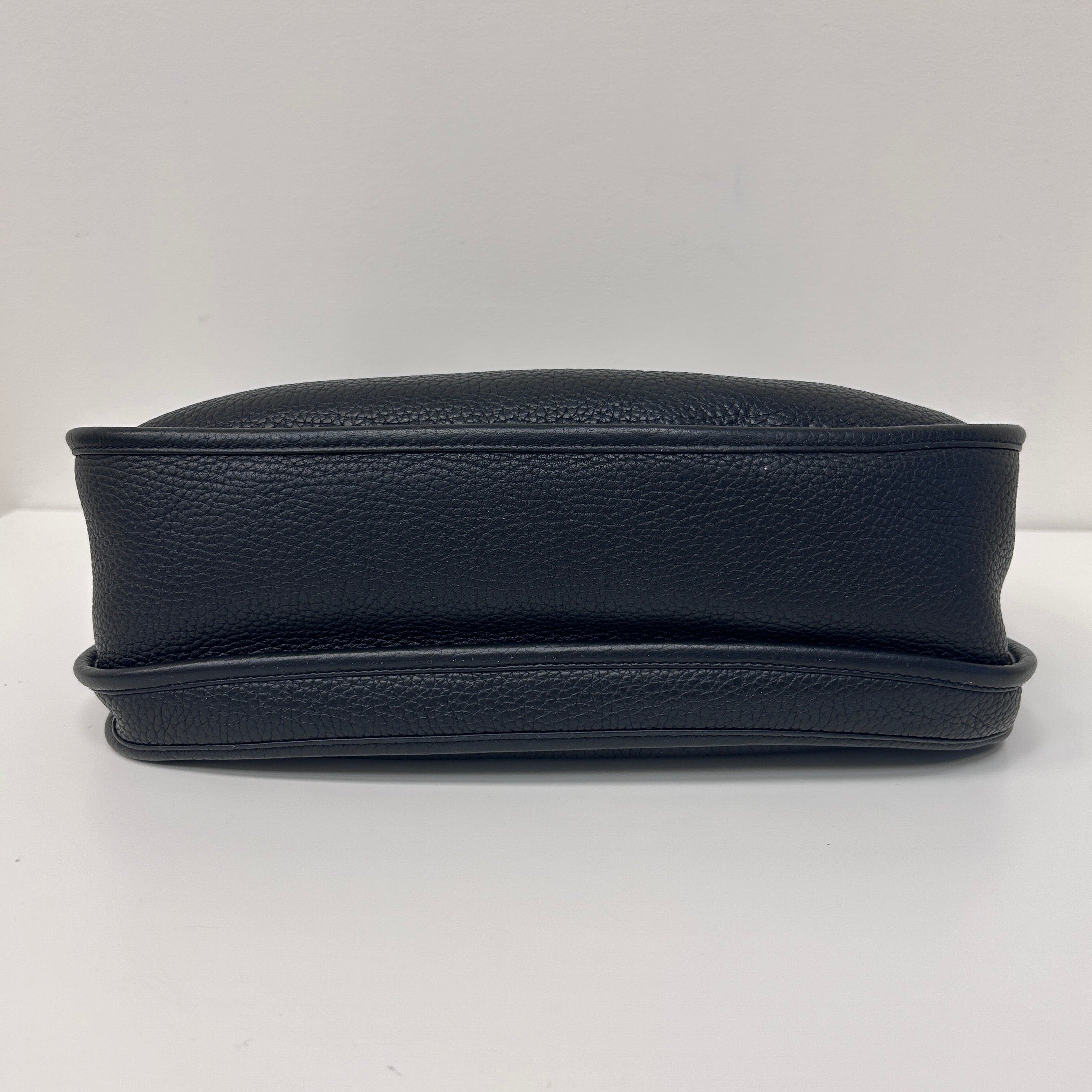 Black Clemence Leather Evelyne GM 33 Bag w/PHW