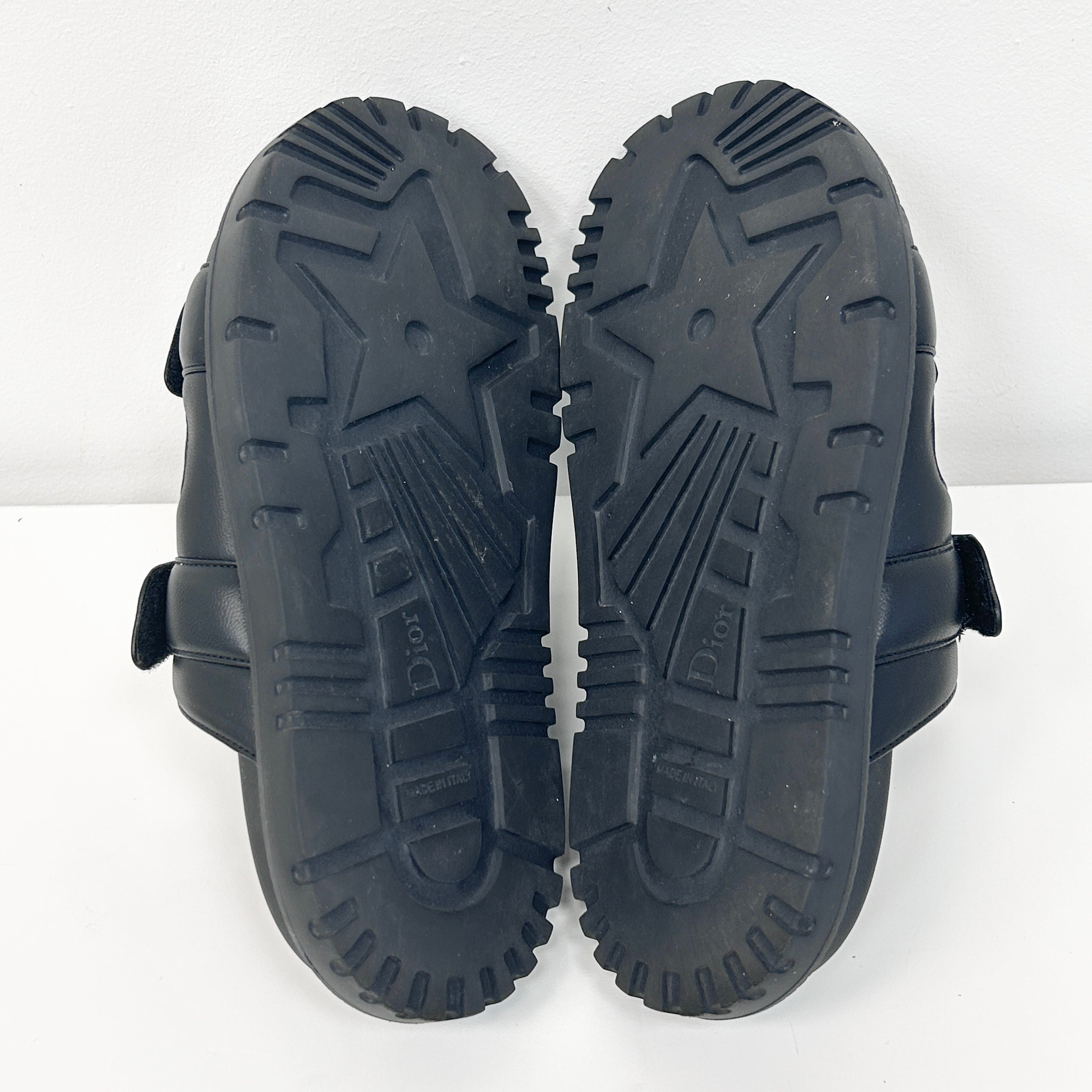 Black Lambskin Dioract Sandal