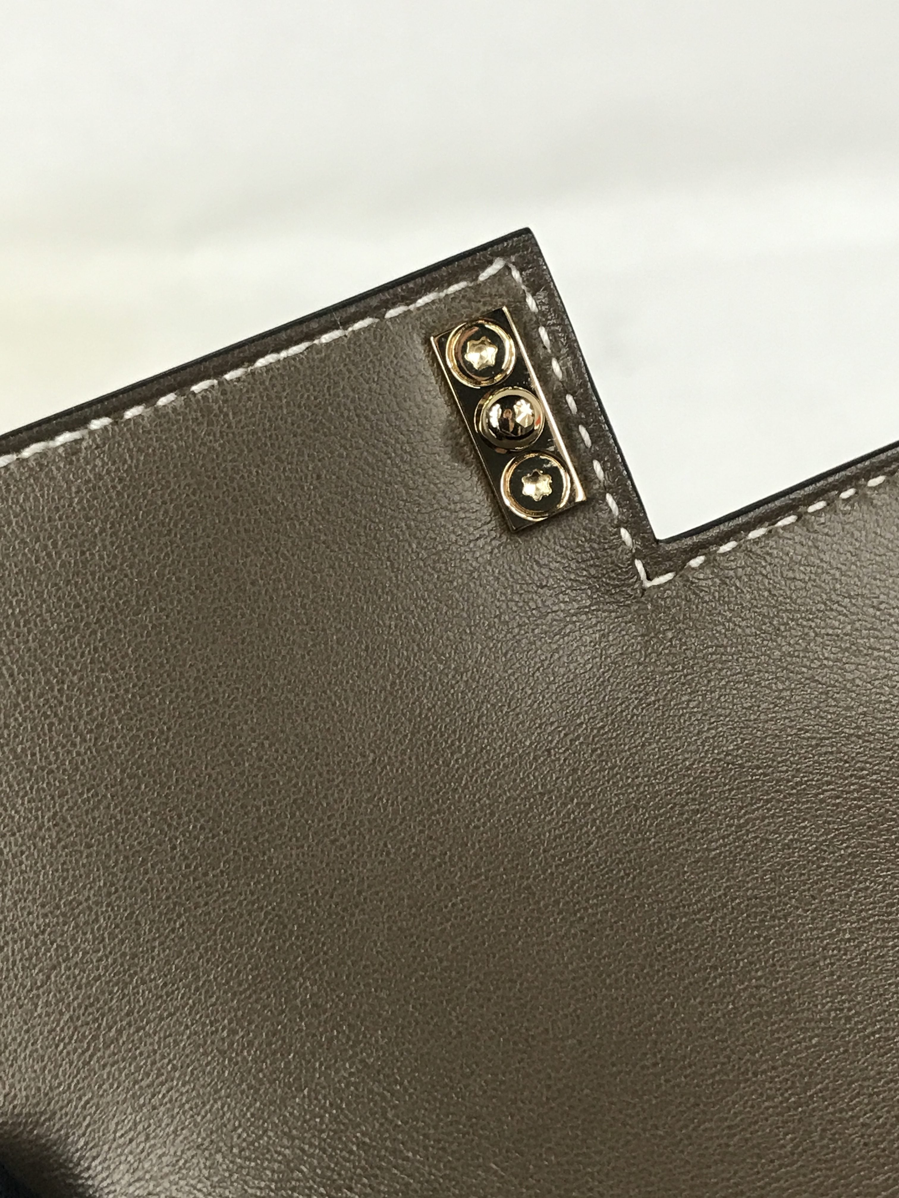 Etoupe Chevre Myssore Verrou Chain Mini Bag W/GHW - Haute Classics