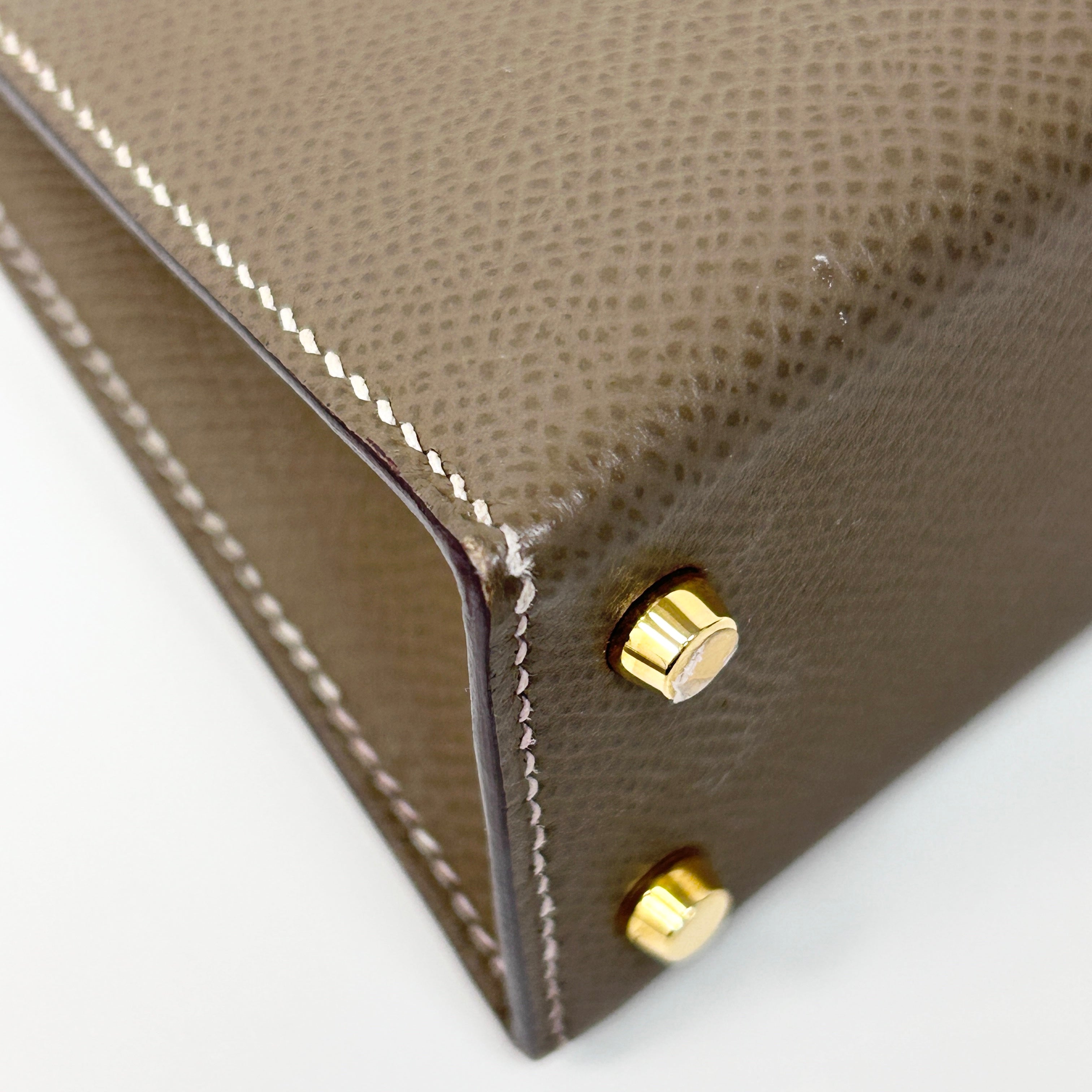 Mini Kelly II Etoupe Epsom Leather w/GHW