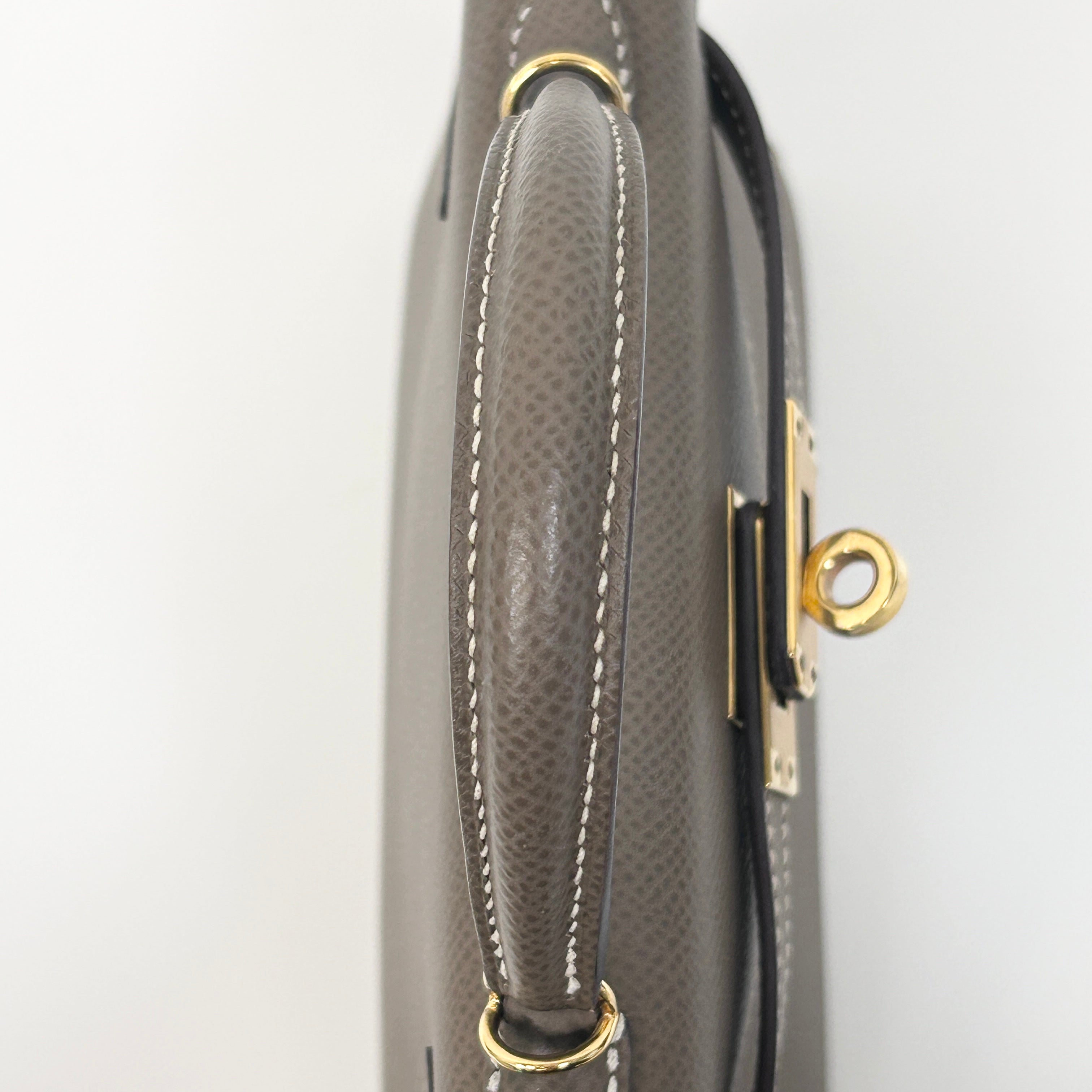 Mini Kelly II Etoupe Epsom Leather w/GHW