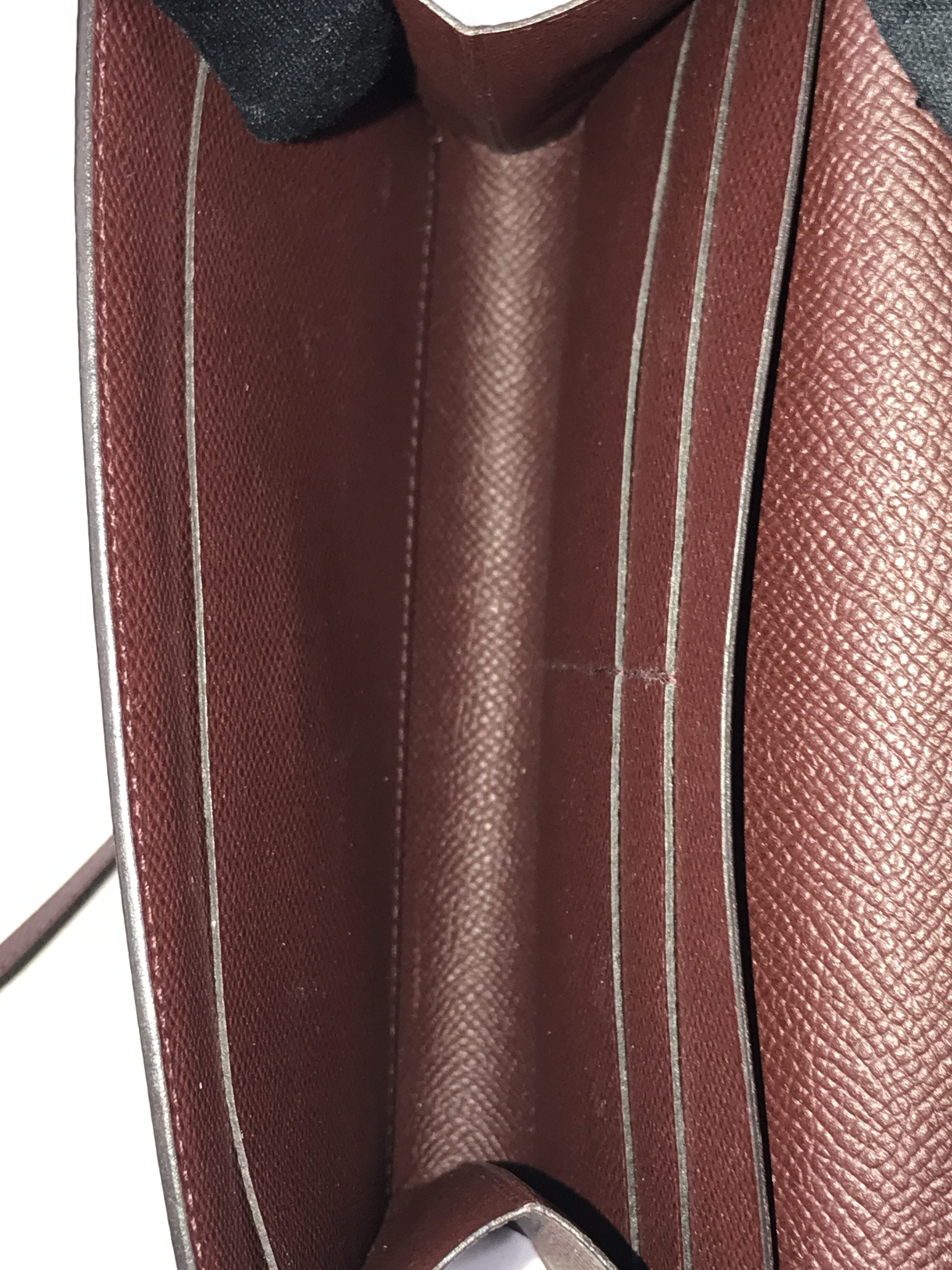 Burgundy Epsom Clic 16 Handbag W/PHW