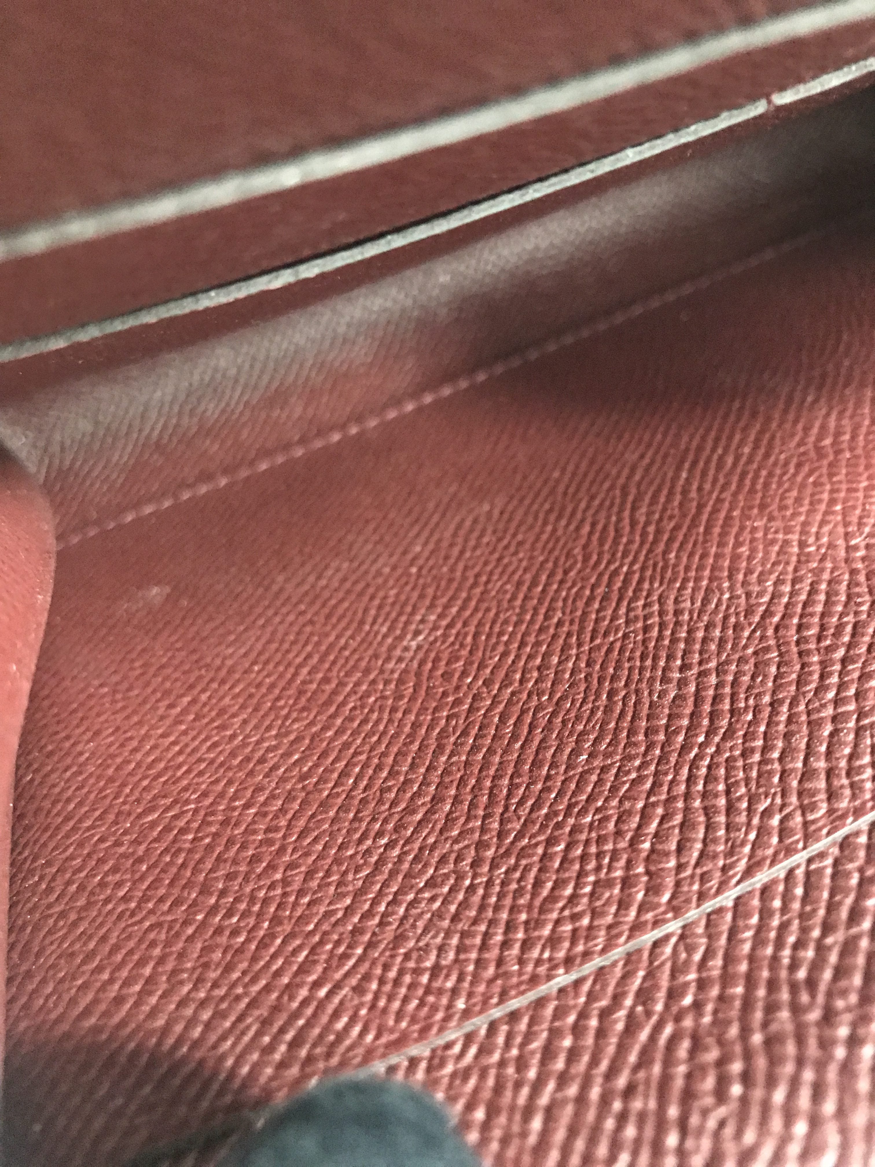 Burgundy Epsom Clic 16 Handbag W/PHW