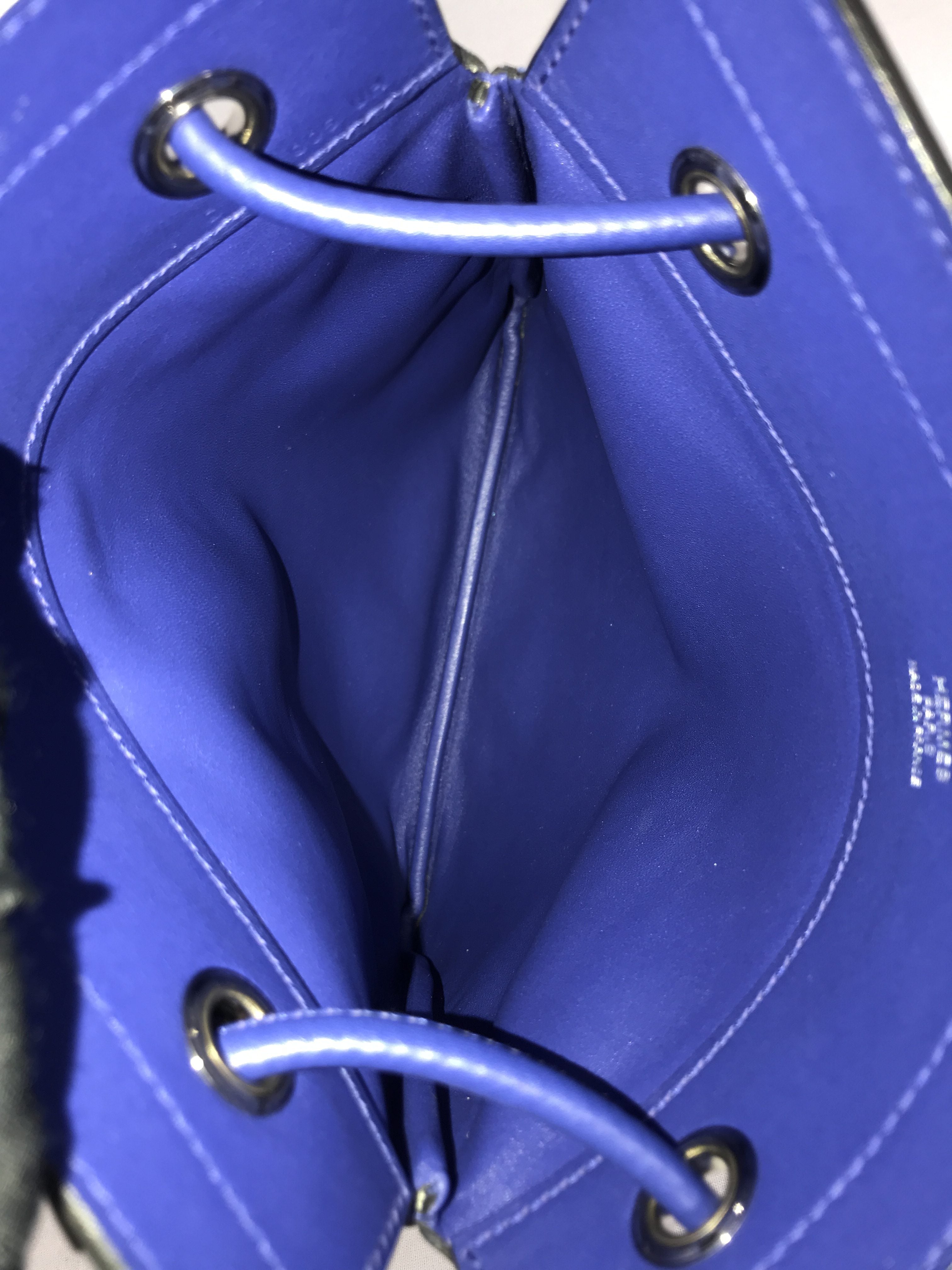 Cobalt Blue Aline Mini Crossbody Bag W/PHW