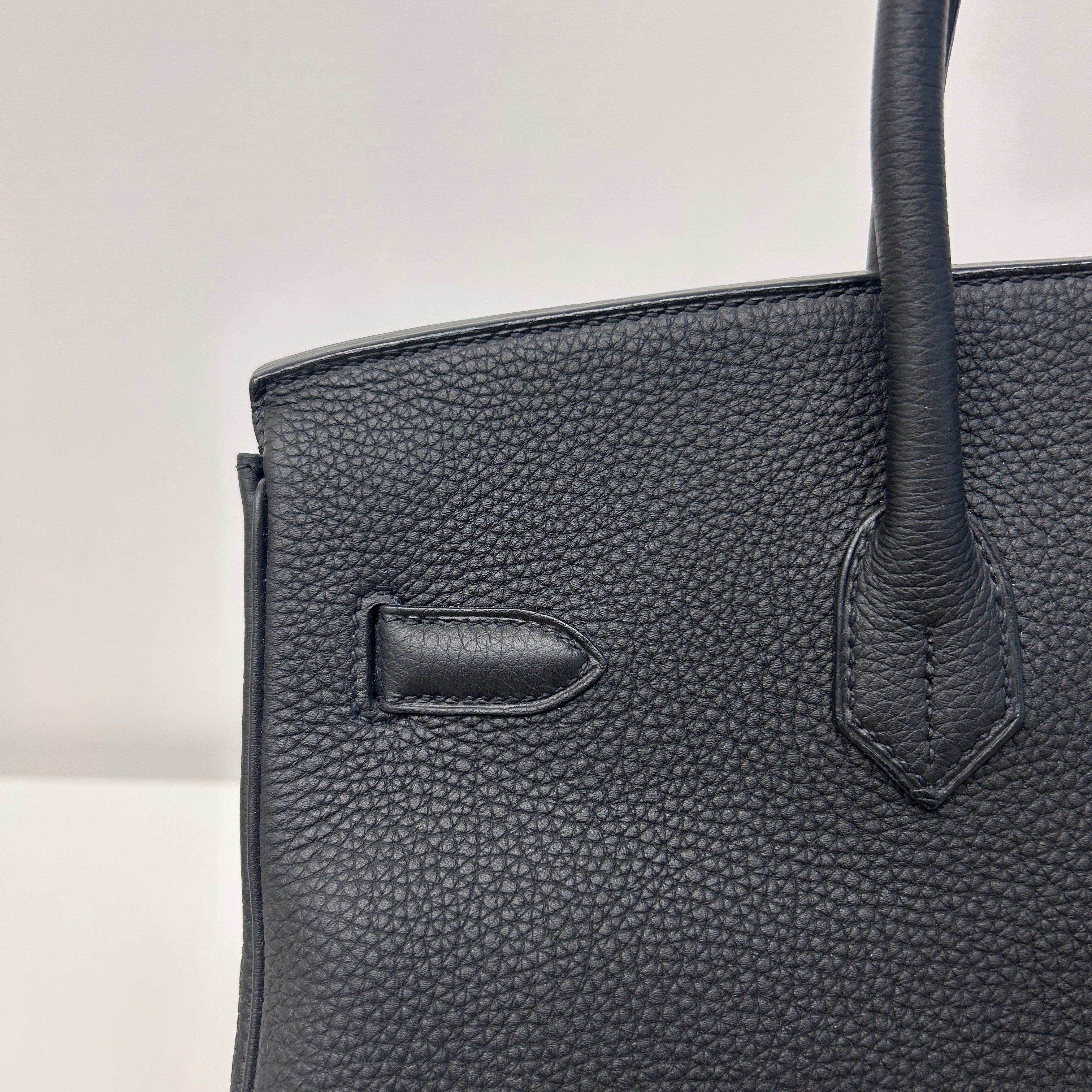 Black Togo Leather Birkin 35 w/GHW