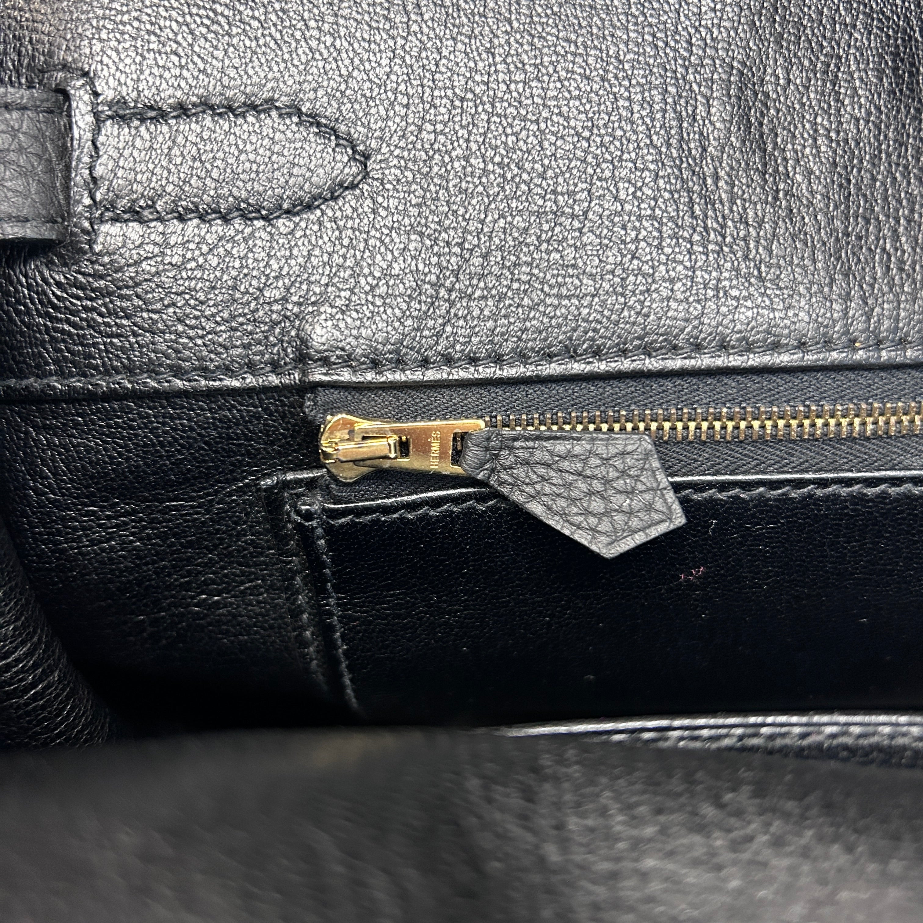 Black Togo Leather Birkin 35 w/GHW