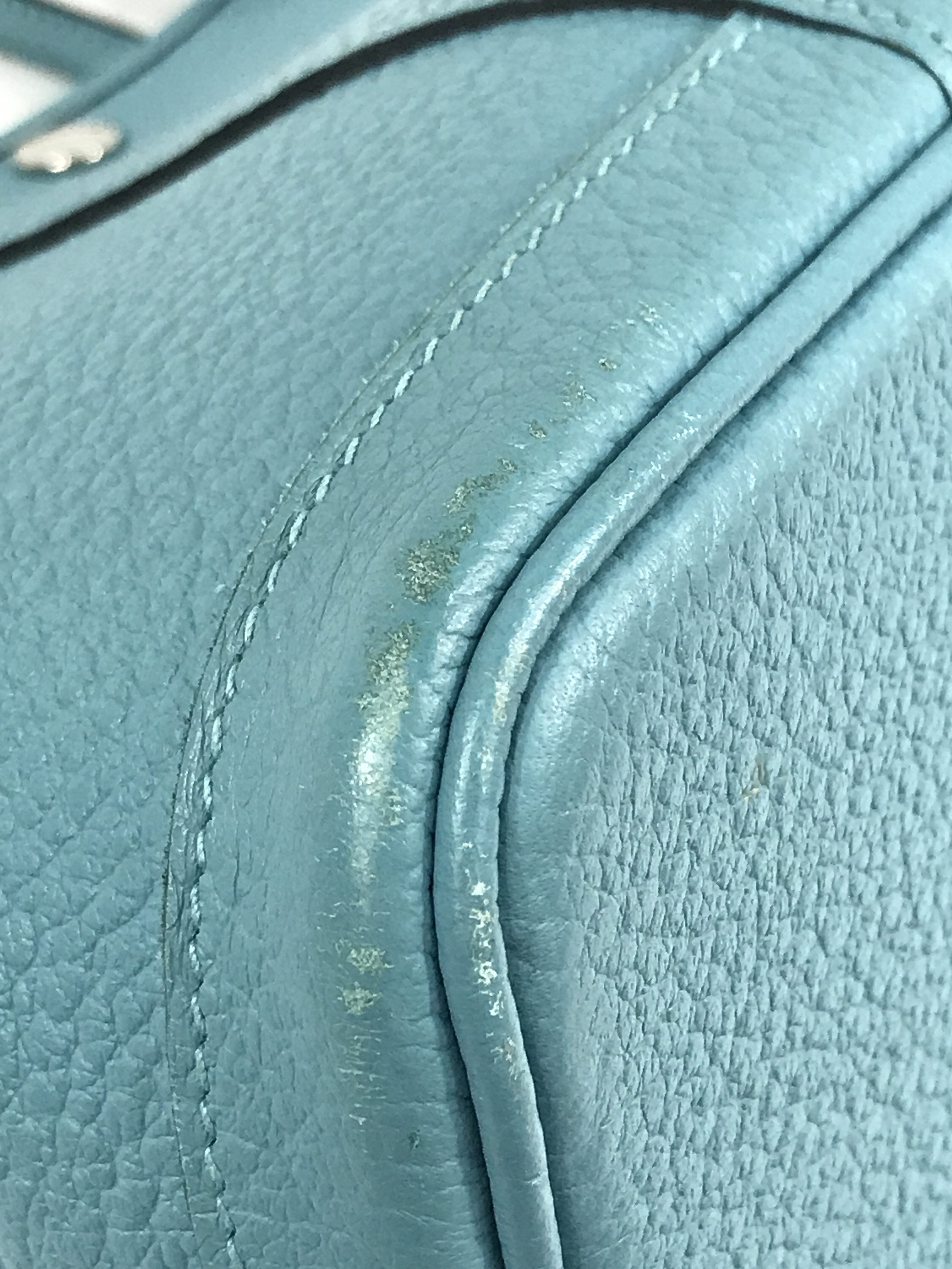 Blue Du Nord Negonda Leather Garden Party Tote 30 w/PHW