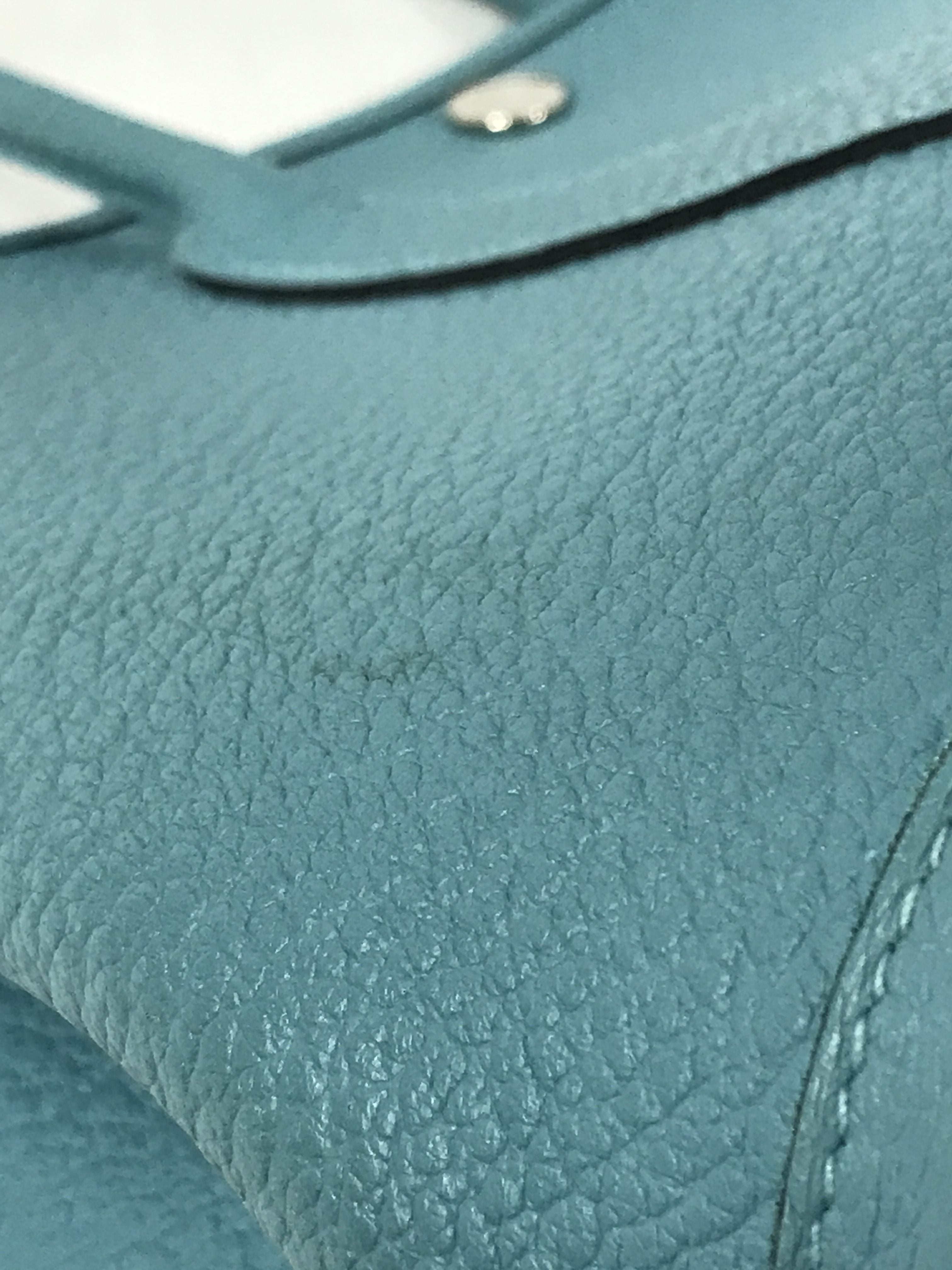 Blue Du Nord Negonda Leather Garden Party Tote 30 w/PHW