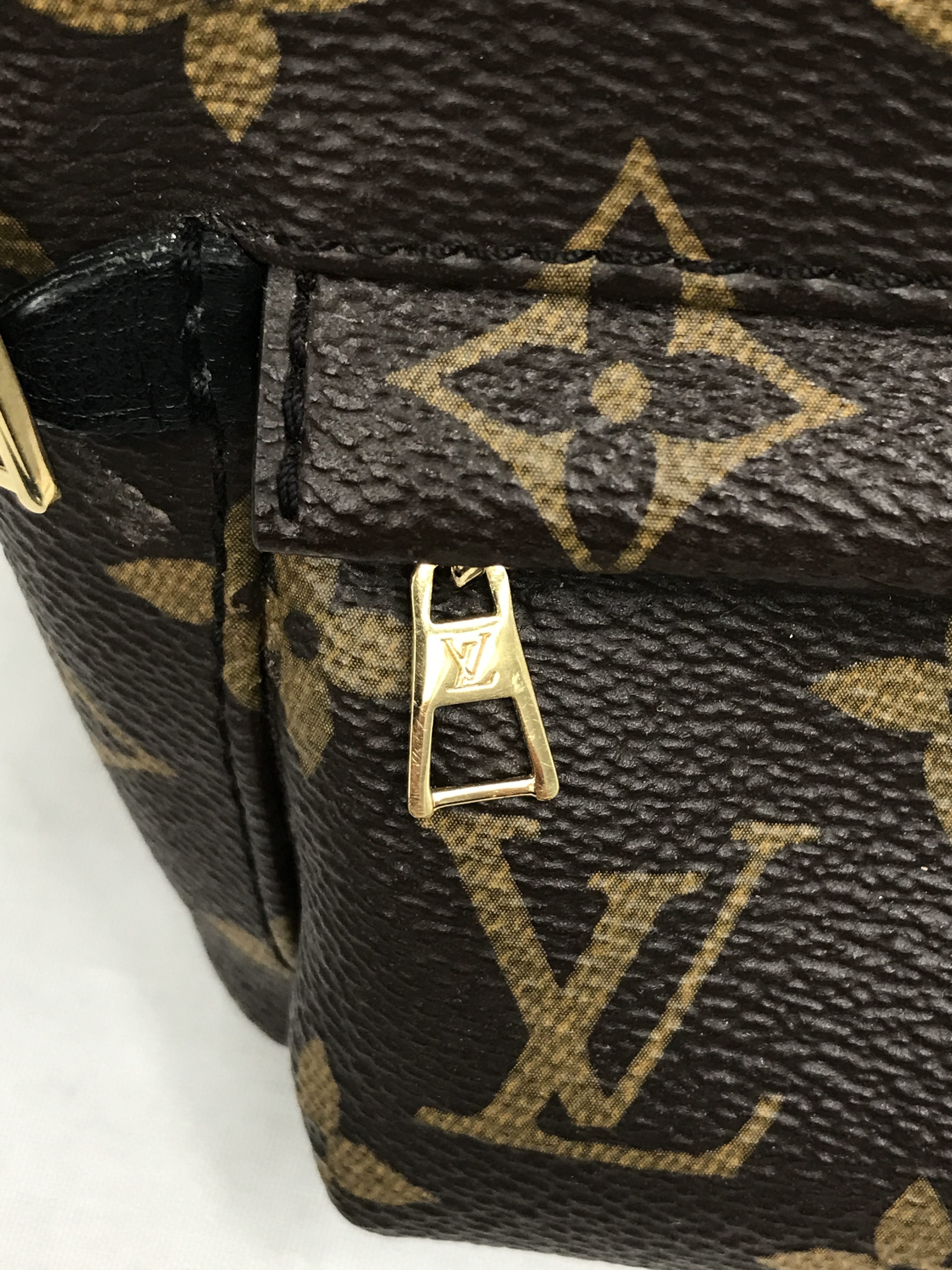 Monogram Coated Canvas Palm Springs Mini Backpack w/ GHW