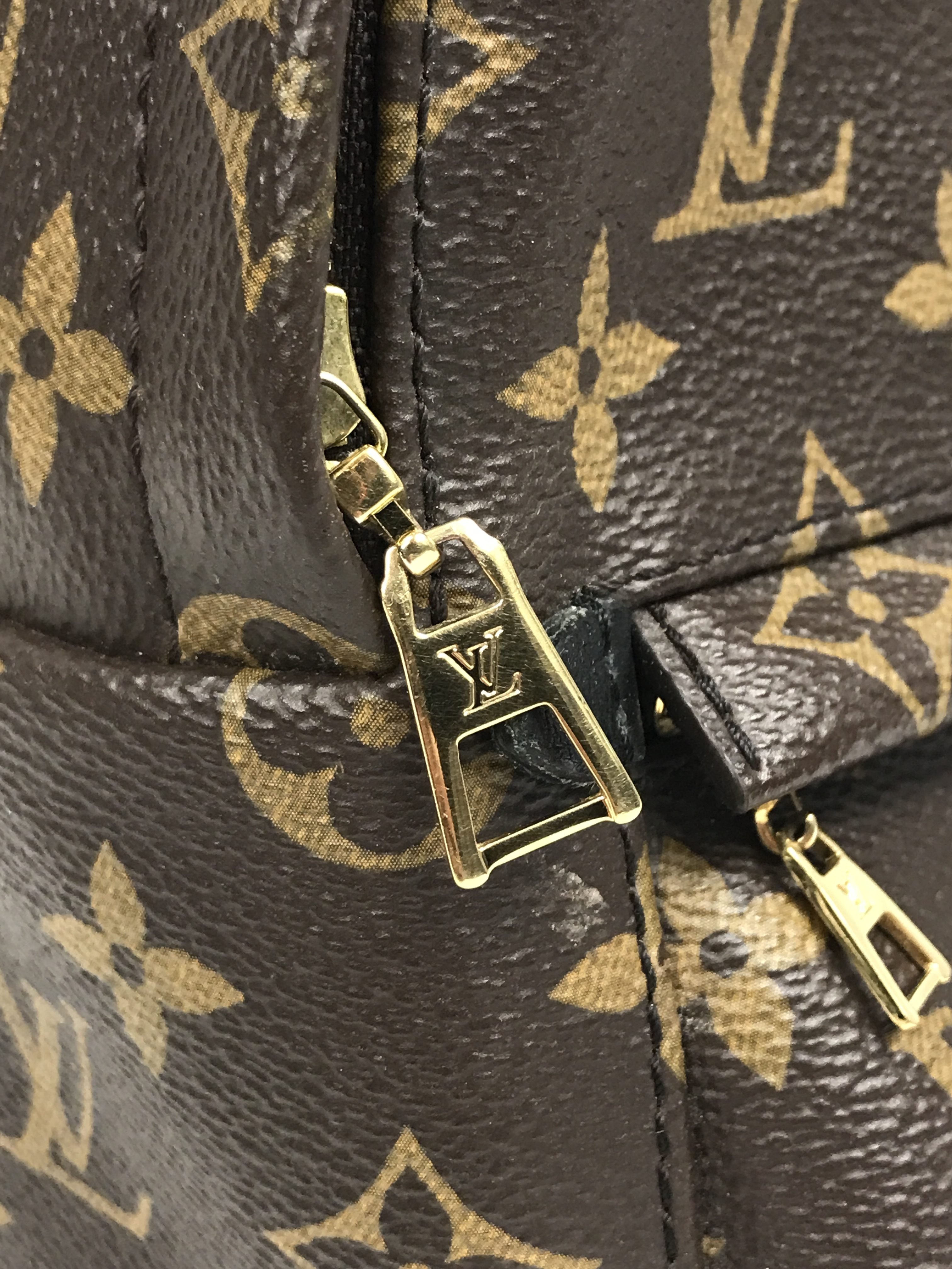 Monogram Coated Canvas Palm Springs Mini Backpack w/ GHW
