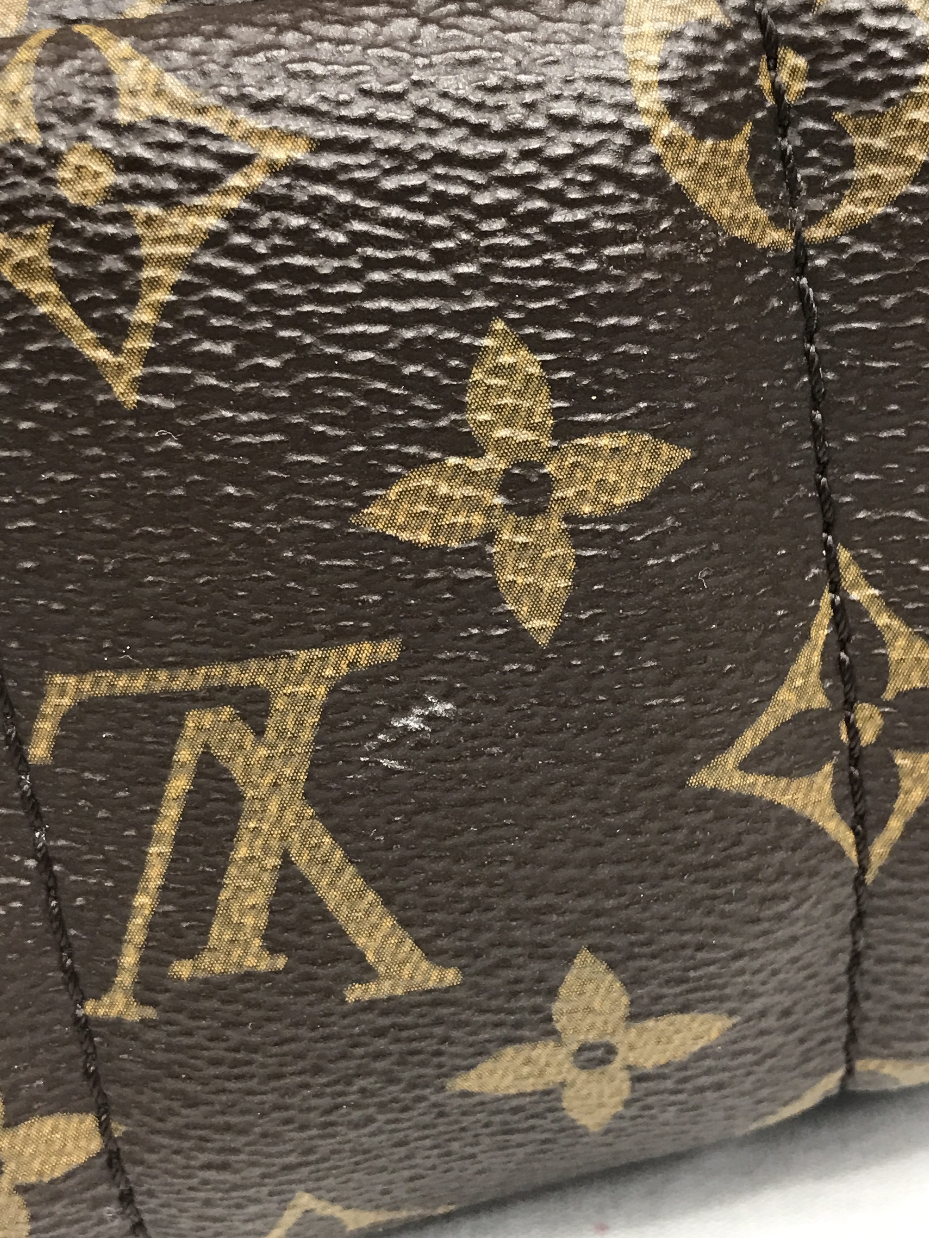 Monogram Coated Canvas Palm Springs Mini Backpack w/ GHW