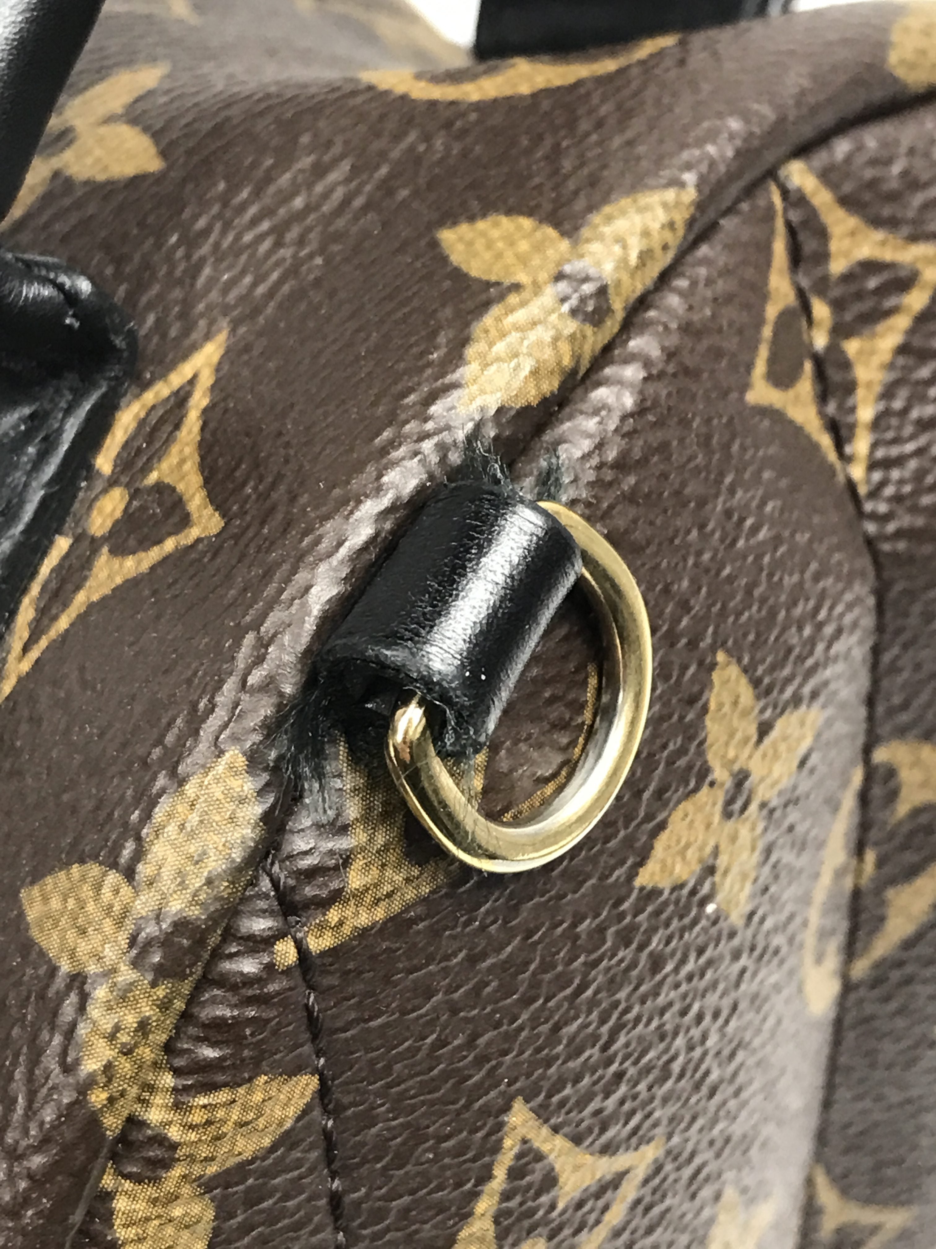Monogram Coated Canvas Palm Springs Mini Backpack w/ GHW