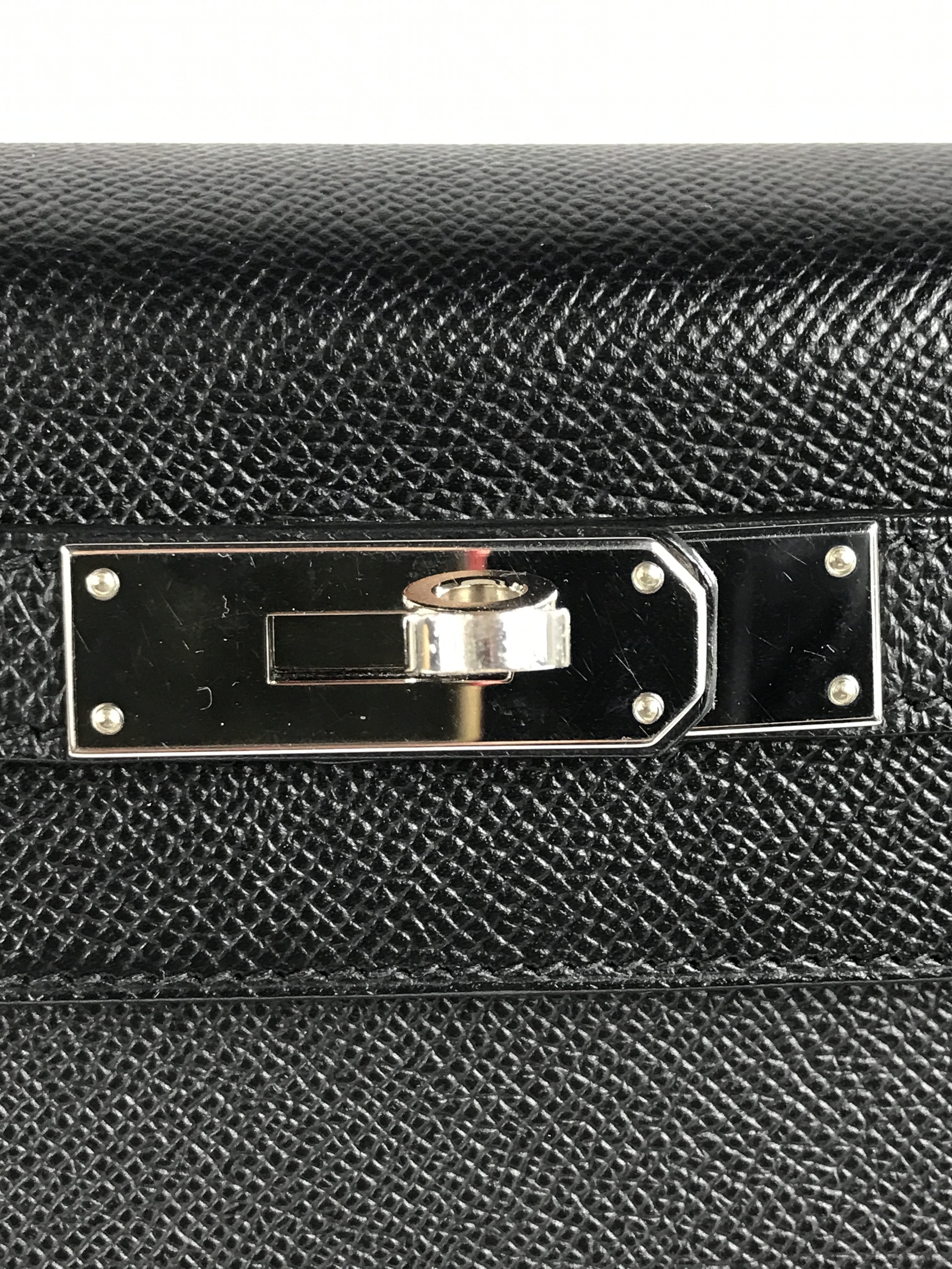 Black Epsom Sellier Kelly 28 w/ PHW