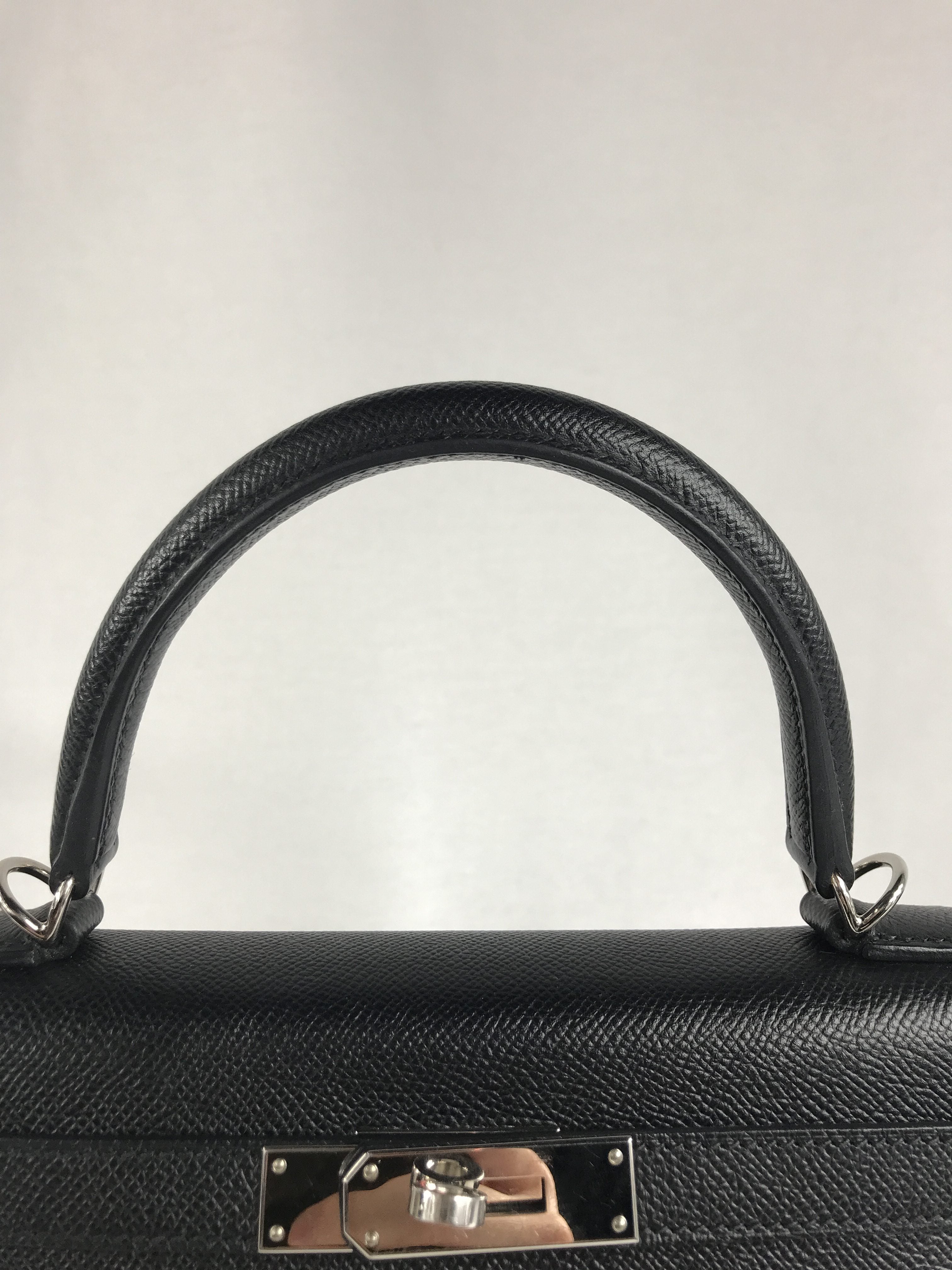Black Epsom Sellier Kelly 28 w/ PHW