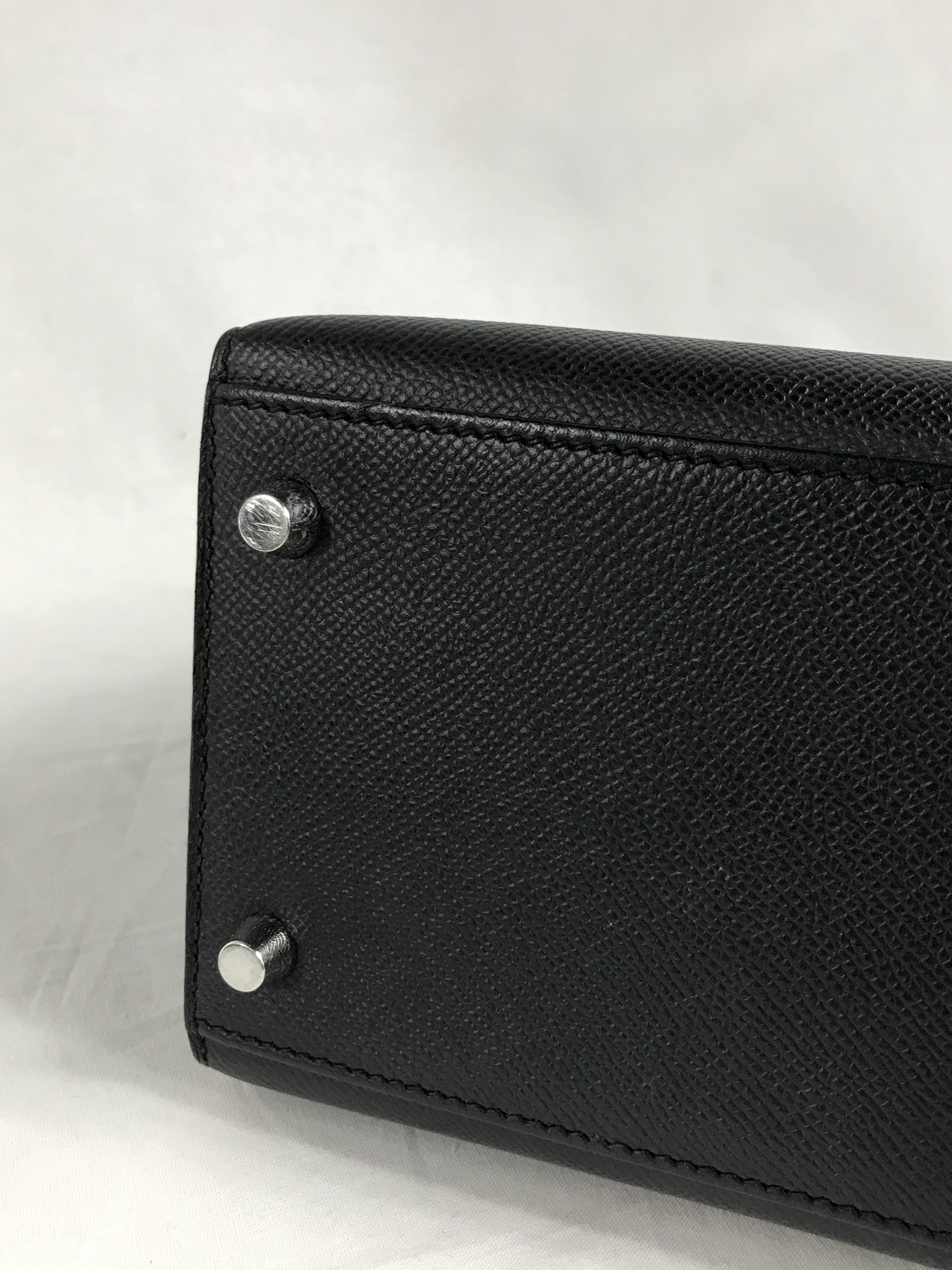 Black Epsom Sellier Kelly 28 w/ PHW