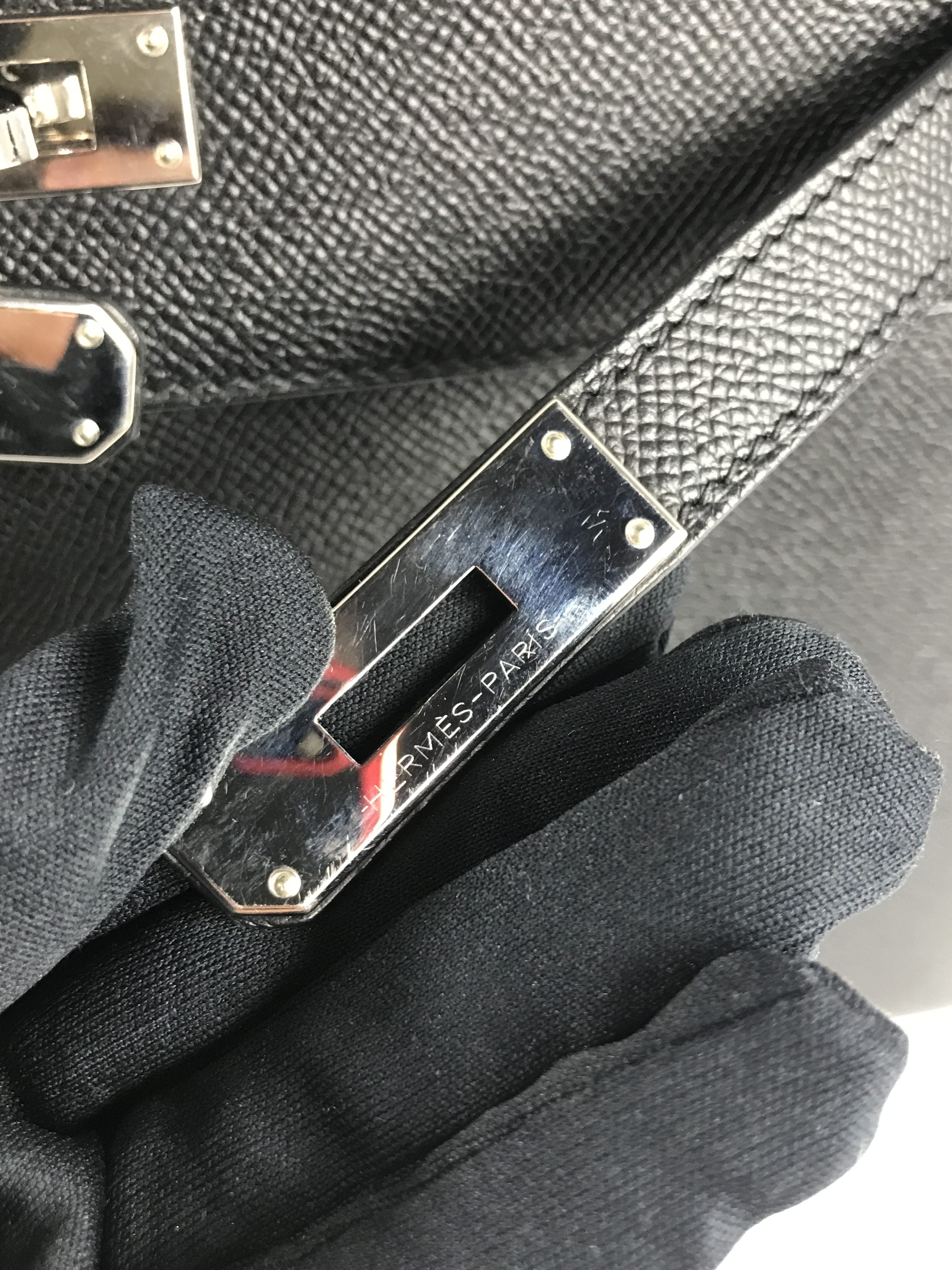 Black Epsom Sellier Kelly 28 w/ PHW
