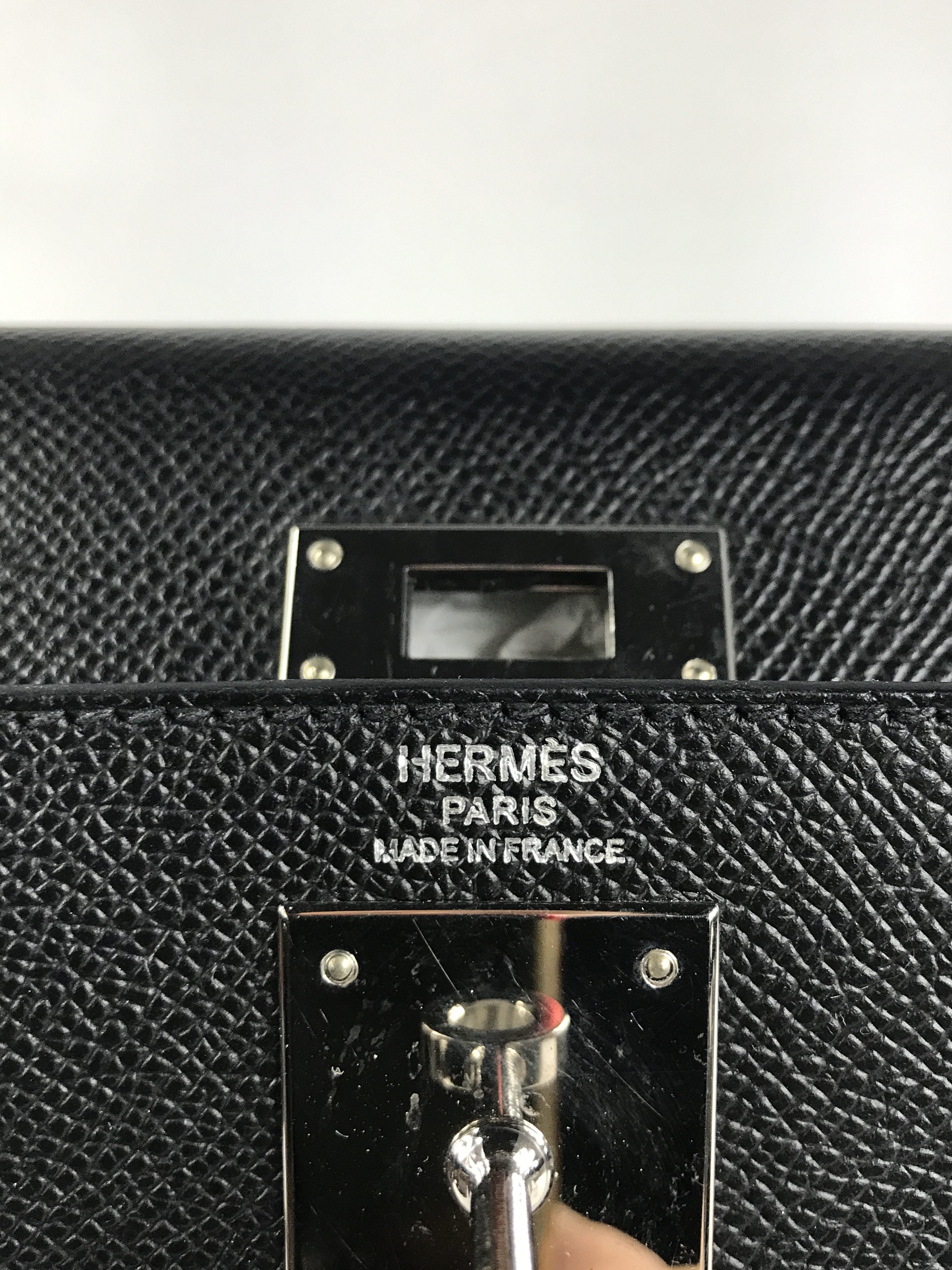 Black Epsom Sellier Kelly 28 w/ PHW