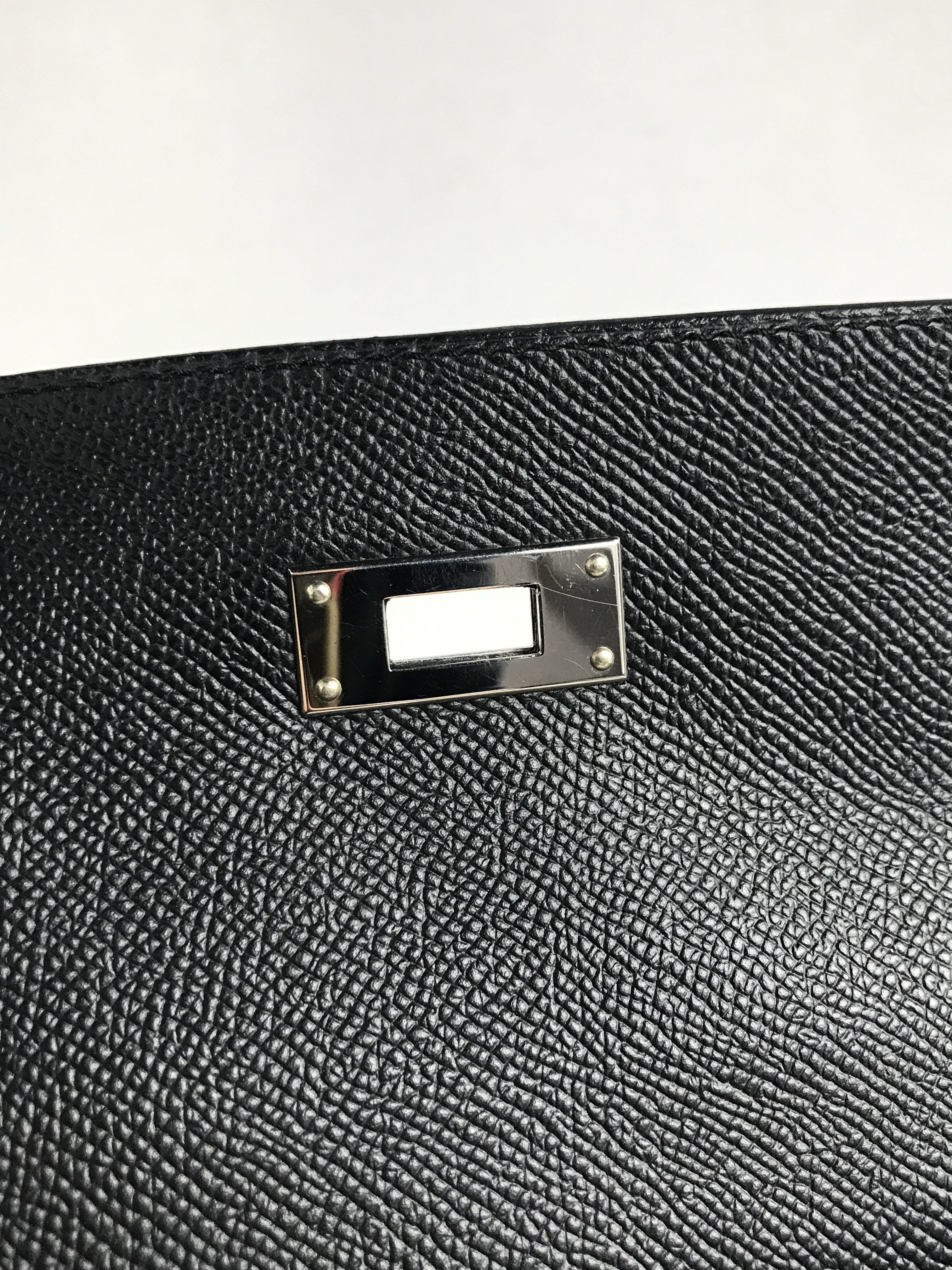 Black Epsom Sellier Kelly 28 w/ PHW
