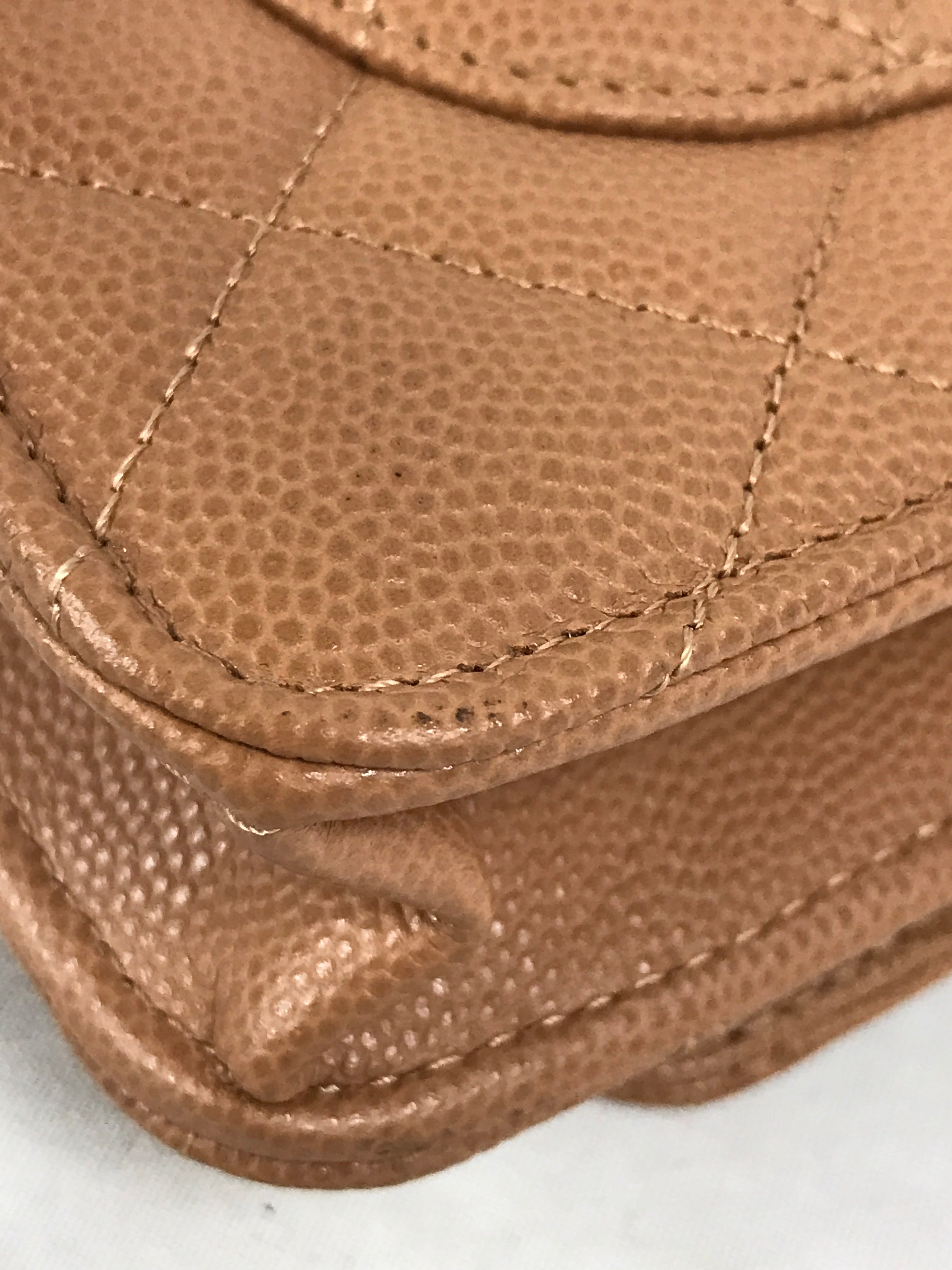 Caviar Beige Fonce Wallet On Chain w/LGHW