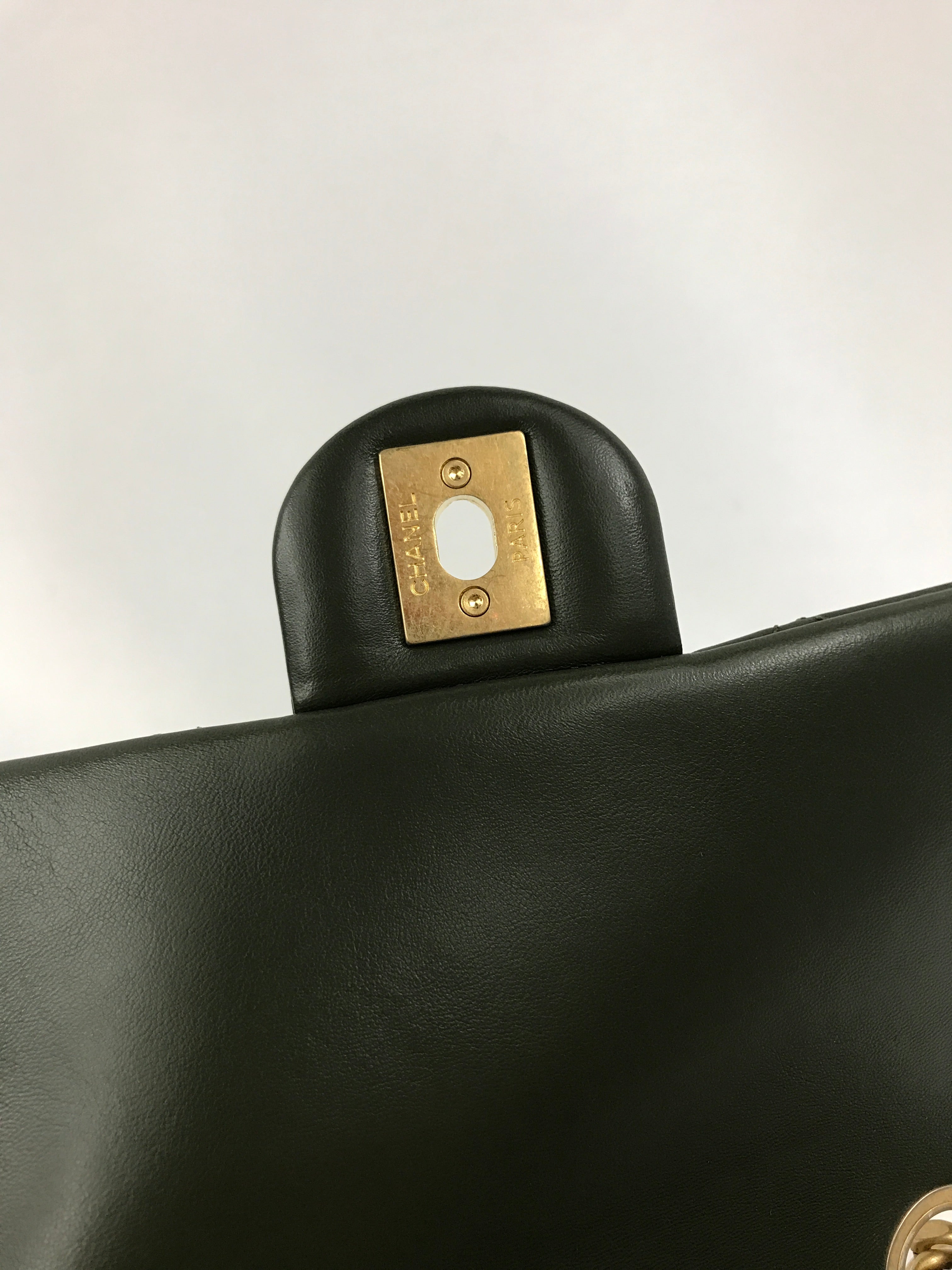 Olive Green Lambskin Quilted Small Pillow Crush Flap Bag w/AGHW